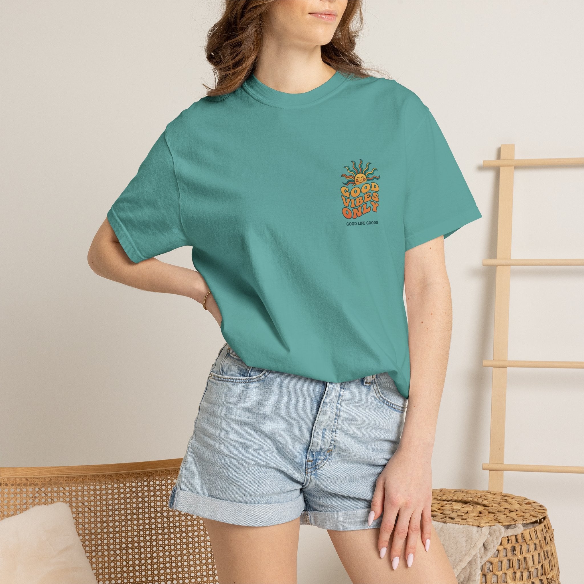 Good Vibes Only Sun T-Shirt - Good Life Goods
