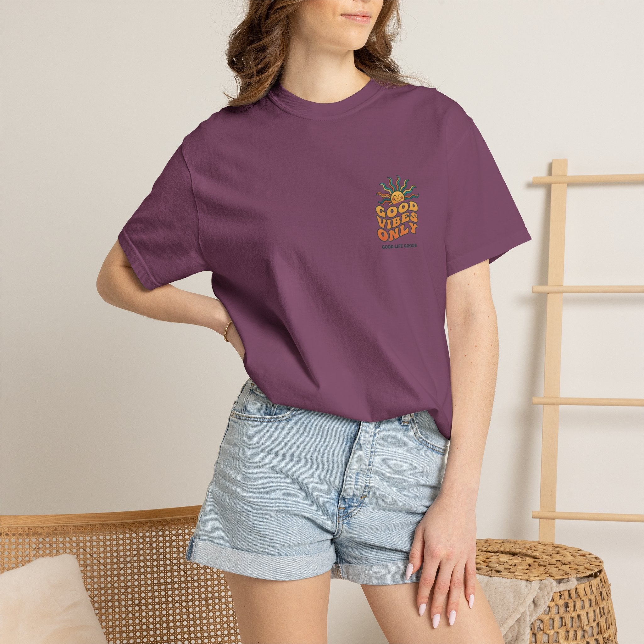 Good Vibes Only Sun T-Shirt - Good Life Goods