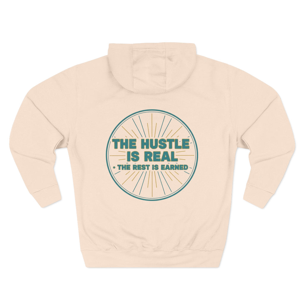 Hoodie — 'Grit Meets Grace' Motivational Fleece Hoodie - Good Life Goods