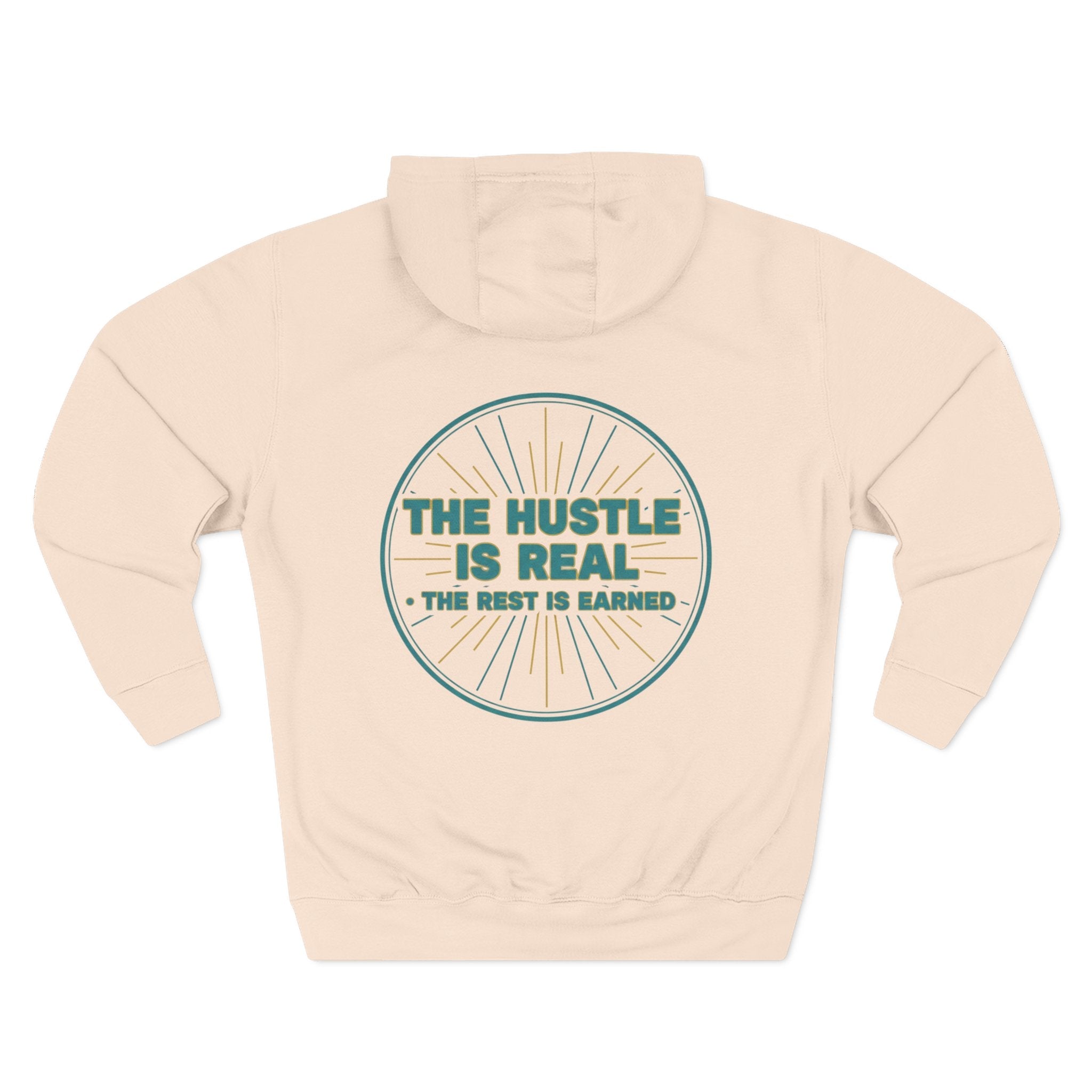 Hoodie — 'Grit Meets Grace' Motivational Fleece Hoodie - Good Life Goods