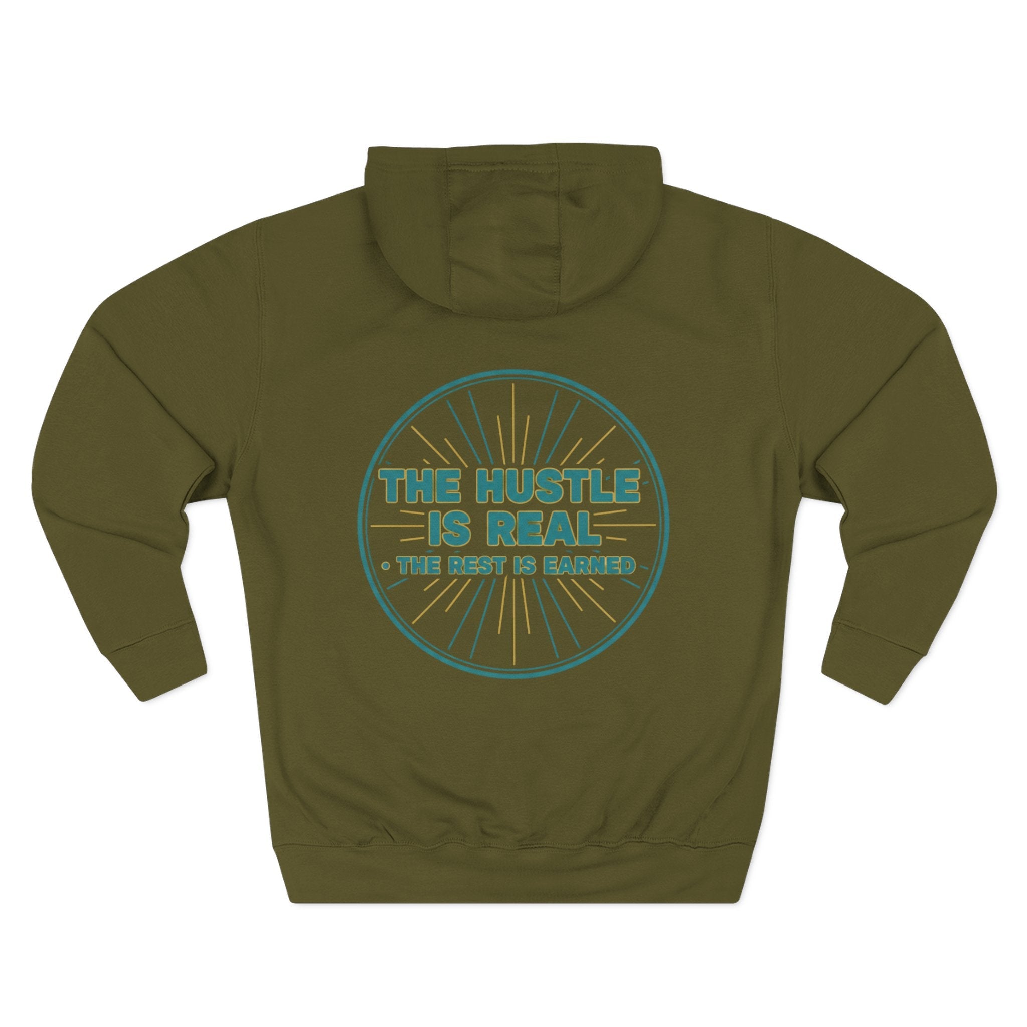 Hoodie — 'Grit Meets Grace' Motivational Fleece Hoodie - Good Life Goods