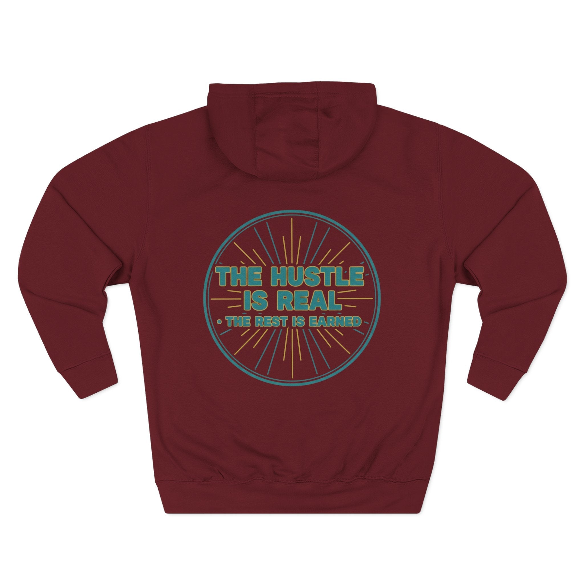 Hoodie — 'Grit Meets Grace' Motivational Fleece Hoodie - Good Life Goods