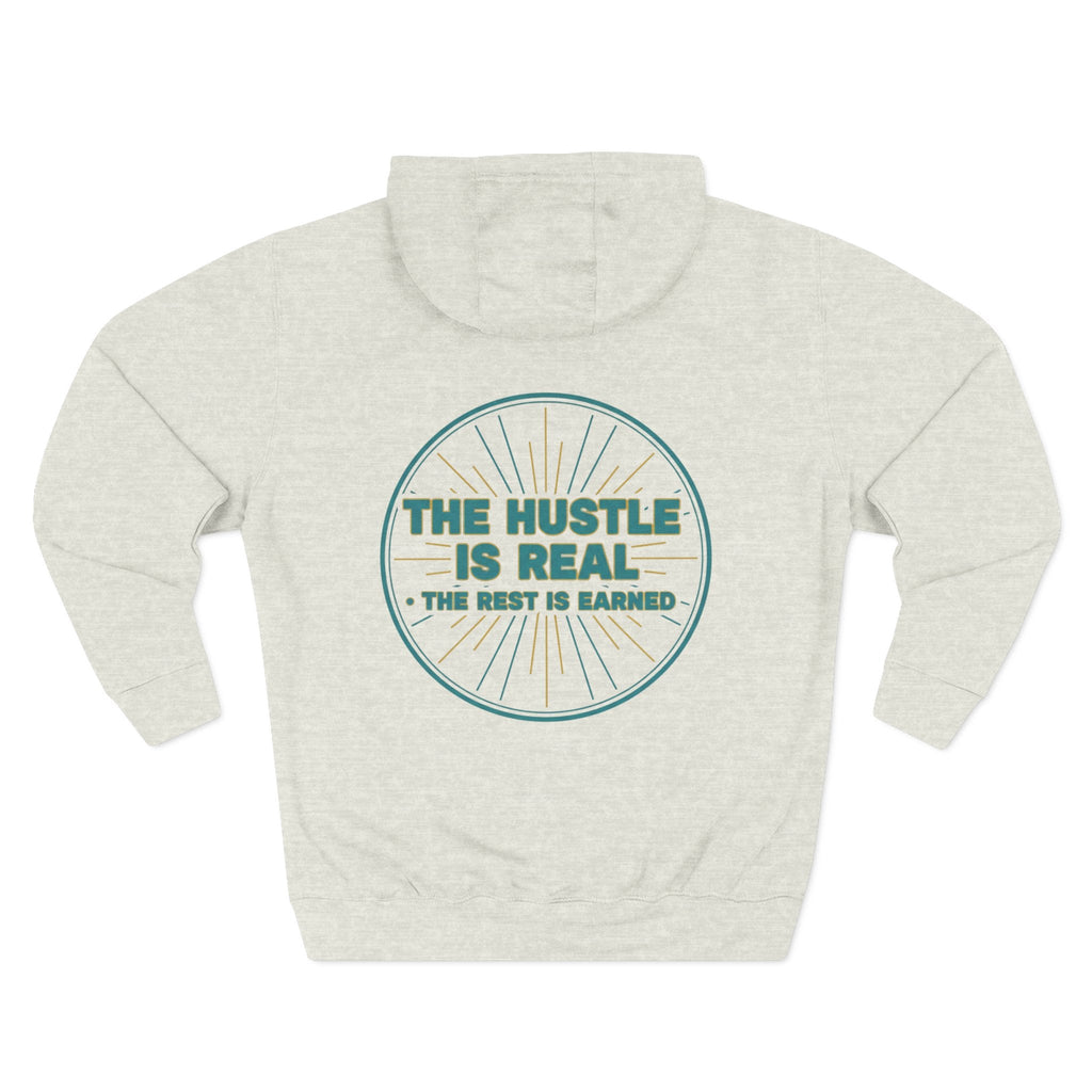 Hoodie — 'Grit Meets Grace' Motivational Fleece Hoodie - Good Life Goods