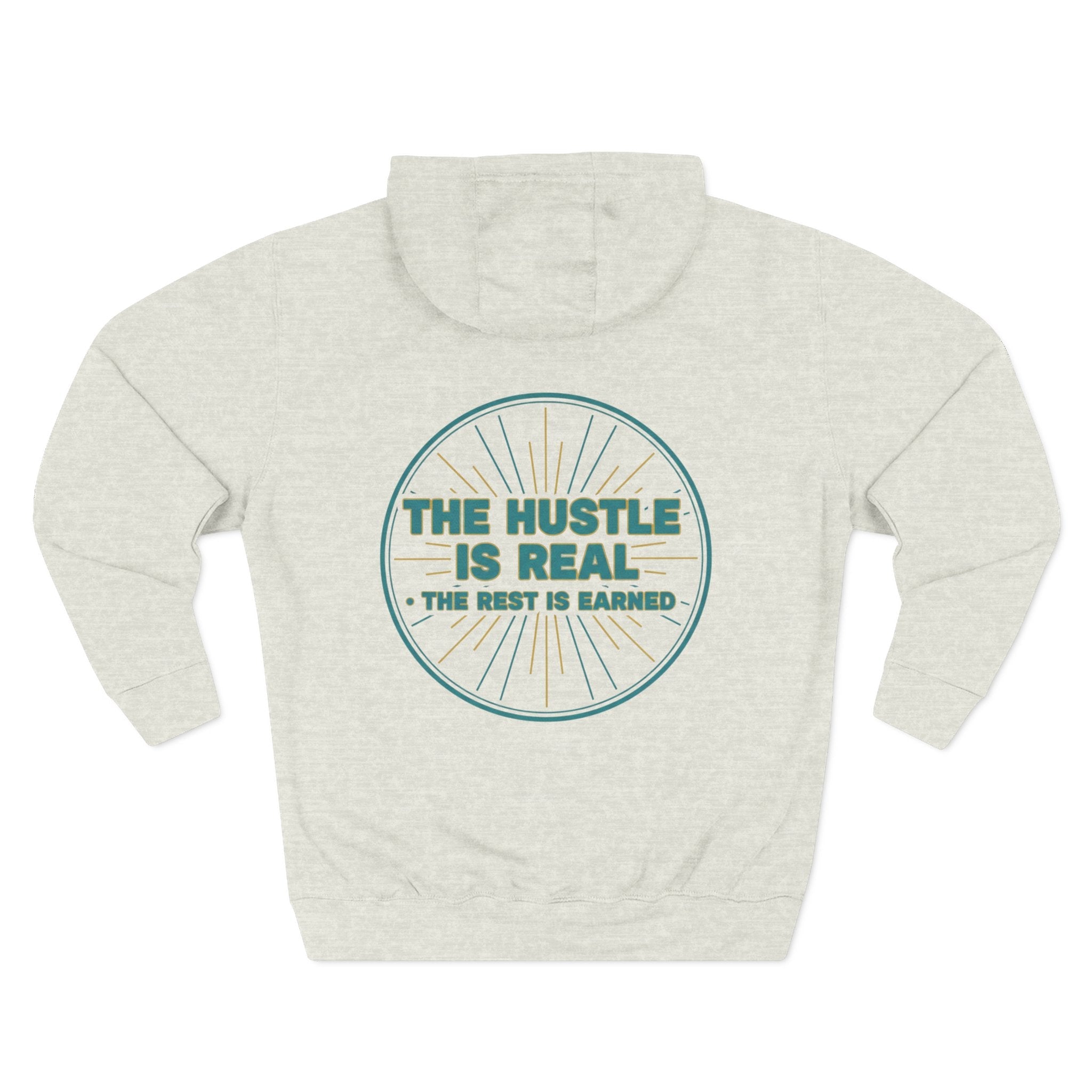 Hoodie — 'Grit Meets Grace' Motivational Fleece Hoodie - Good Life Goods