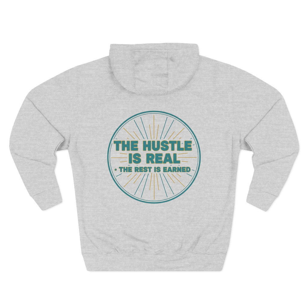 Hoodie — 'Grit Meets Grace' Motivational Fleece Hoodie - Good Life Goods