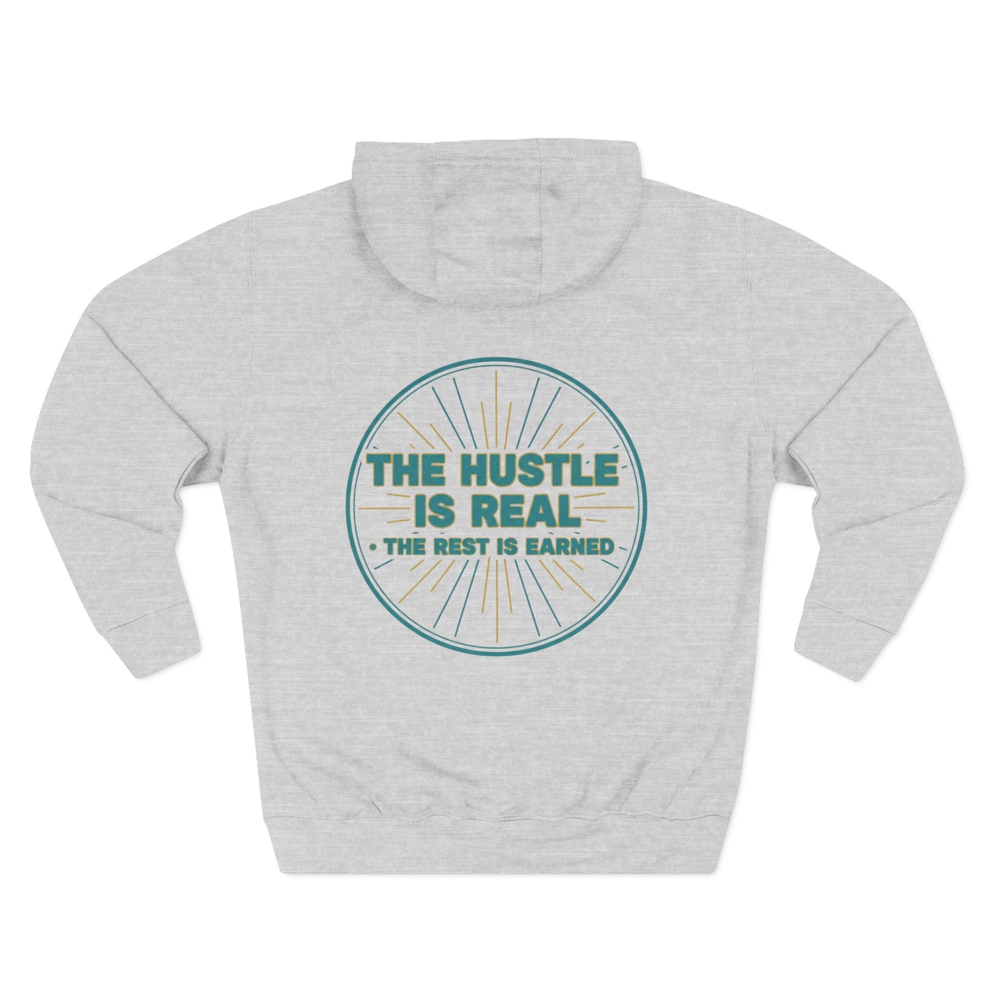 Hoodie — 'Grit Meets Grace' Motivational Fleece Hoodie - Good Life Goods