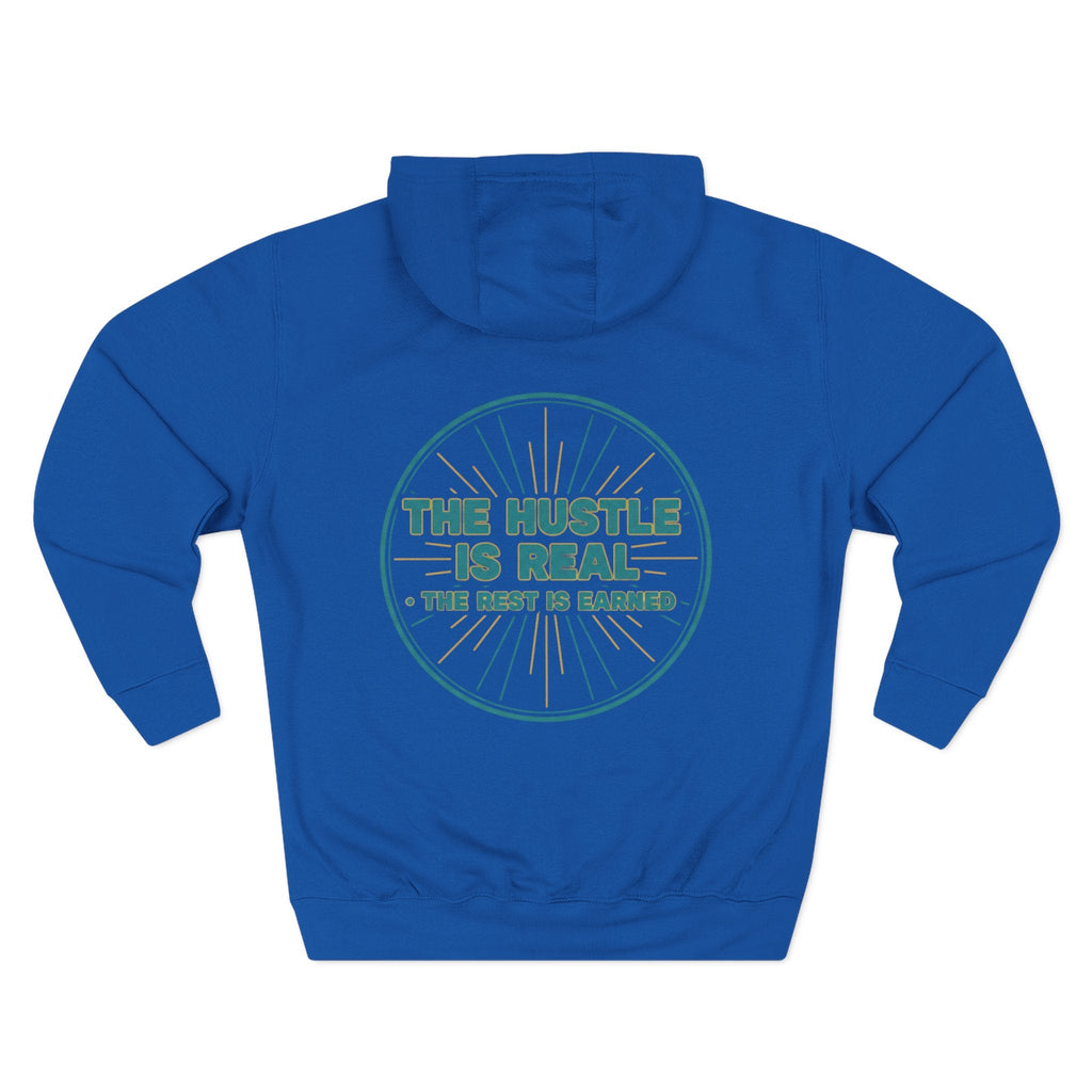 Hoodie — 'Grit Meets Grace' Motivational Fleece Hoodie - Good Life Goods