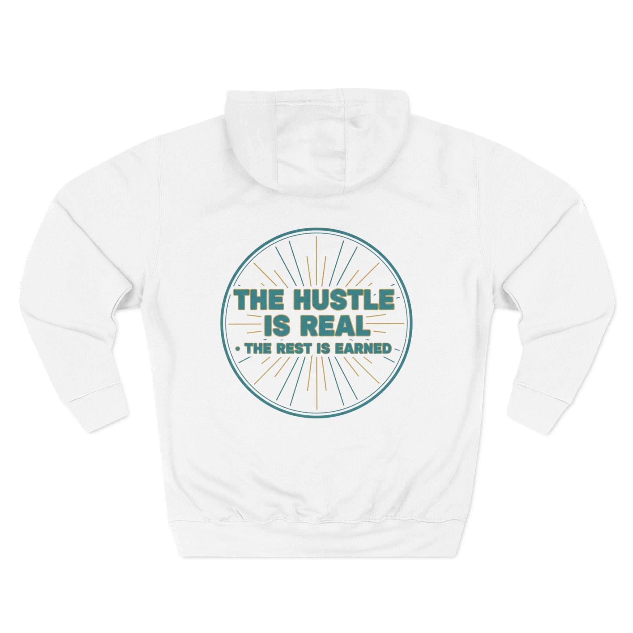 Hoodie — 'Grit Meets Grace' Motivational Fleece Hoodie - Good Life Goods