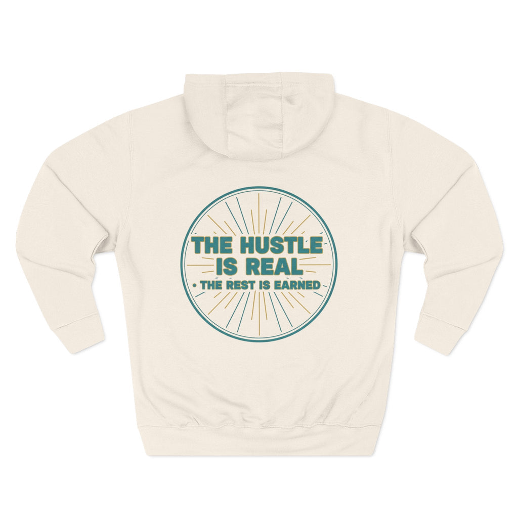 Hoodie — 'Grit Meets Grace' Motivational Fleece Hoodie - Good Life Goods