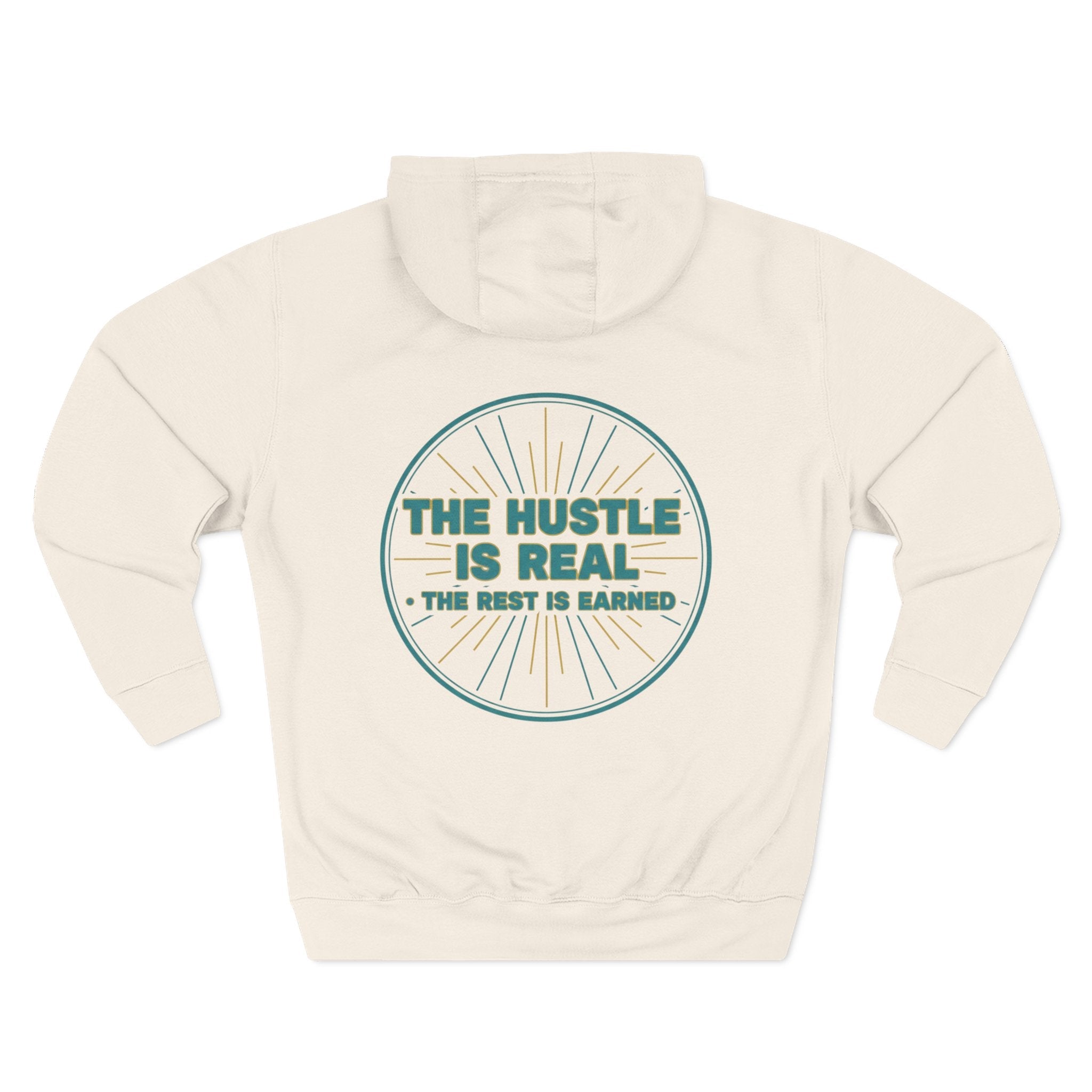 Hoodie — 'Grit Meets Grace' Motivational Fleece Hoodie - Good Life Goods