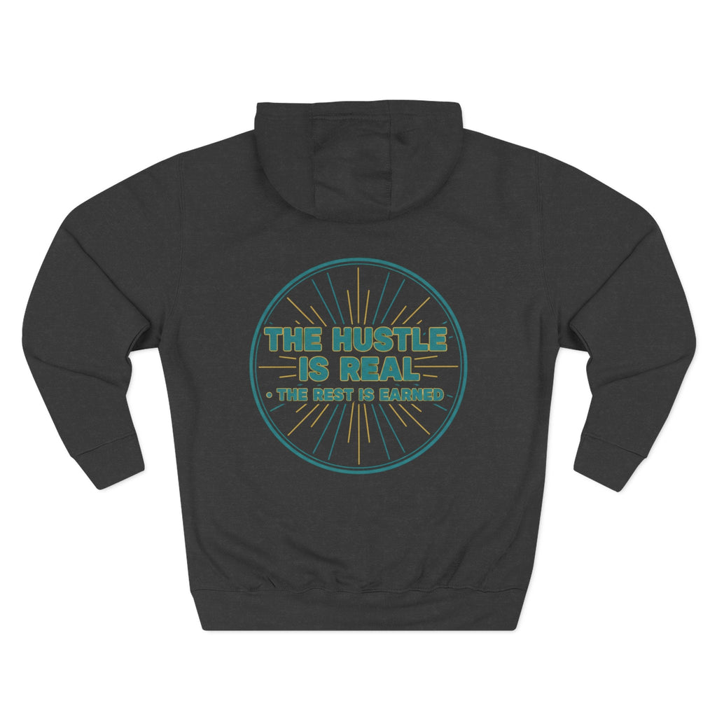 Hoodie — 'Grit Meets Grace' Motivational Fleece Hoodie - Good Life Goods