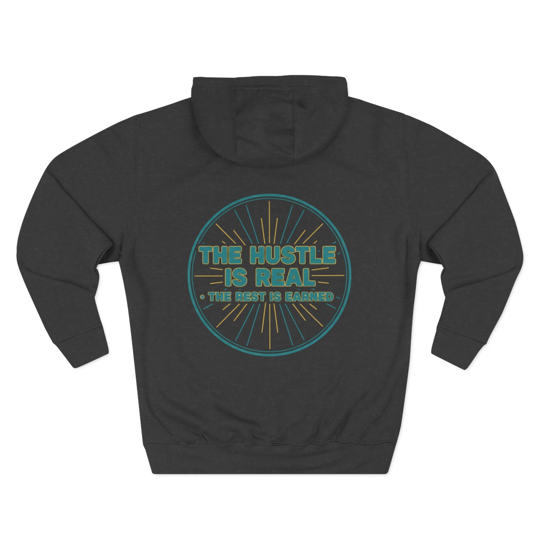 Hoodie — 'Grit Meets Grace' Motivational Fleece Hoodie - Good Life Goods
