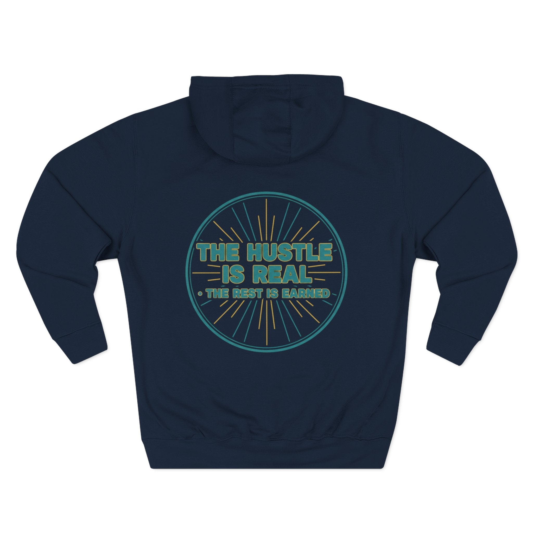 Hoodie — 'Grit Meets Grace' Motivational Fleece Hoodie - Good Life Goods