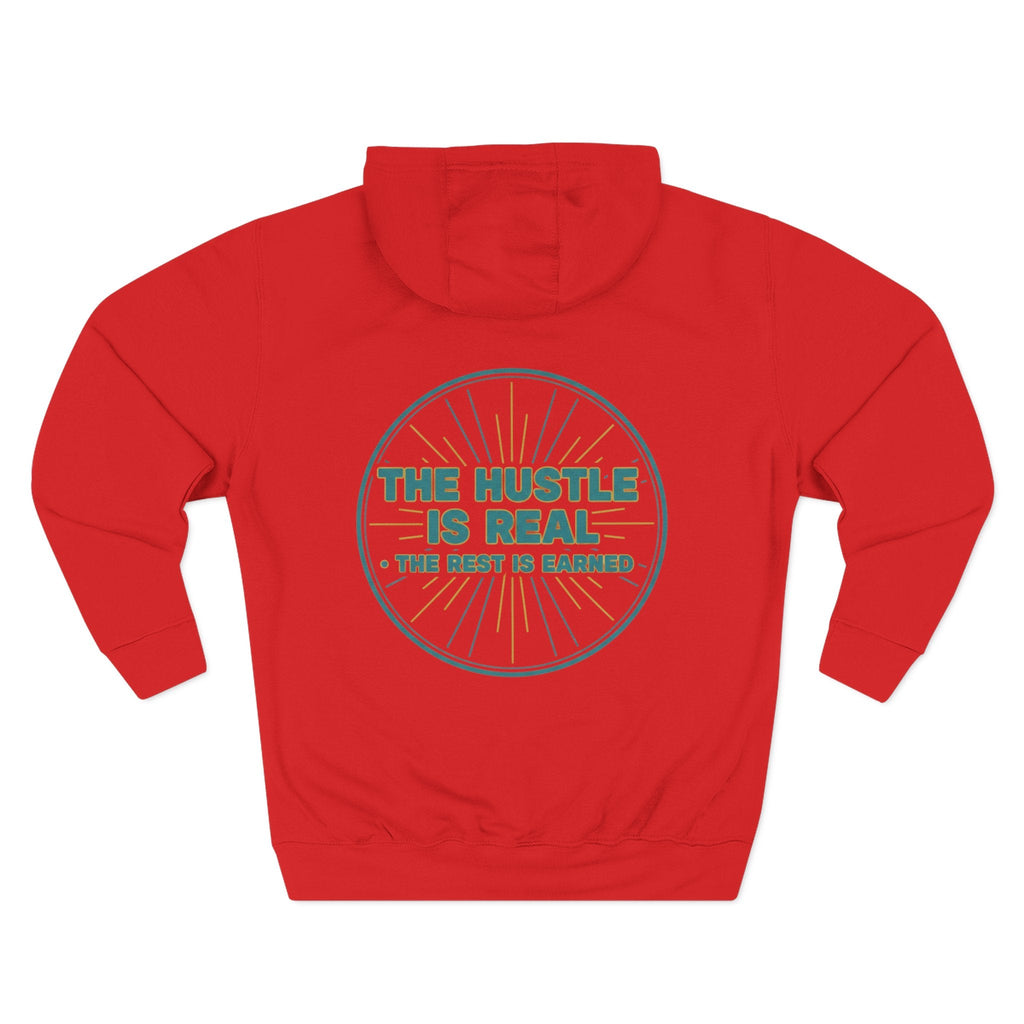Hoodie — 'Grit Meets Grace' Motivational Fleece Hoodie - Good Life Goods