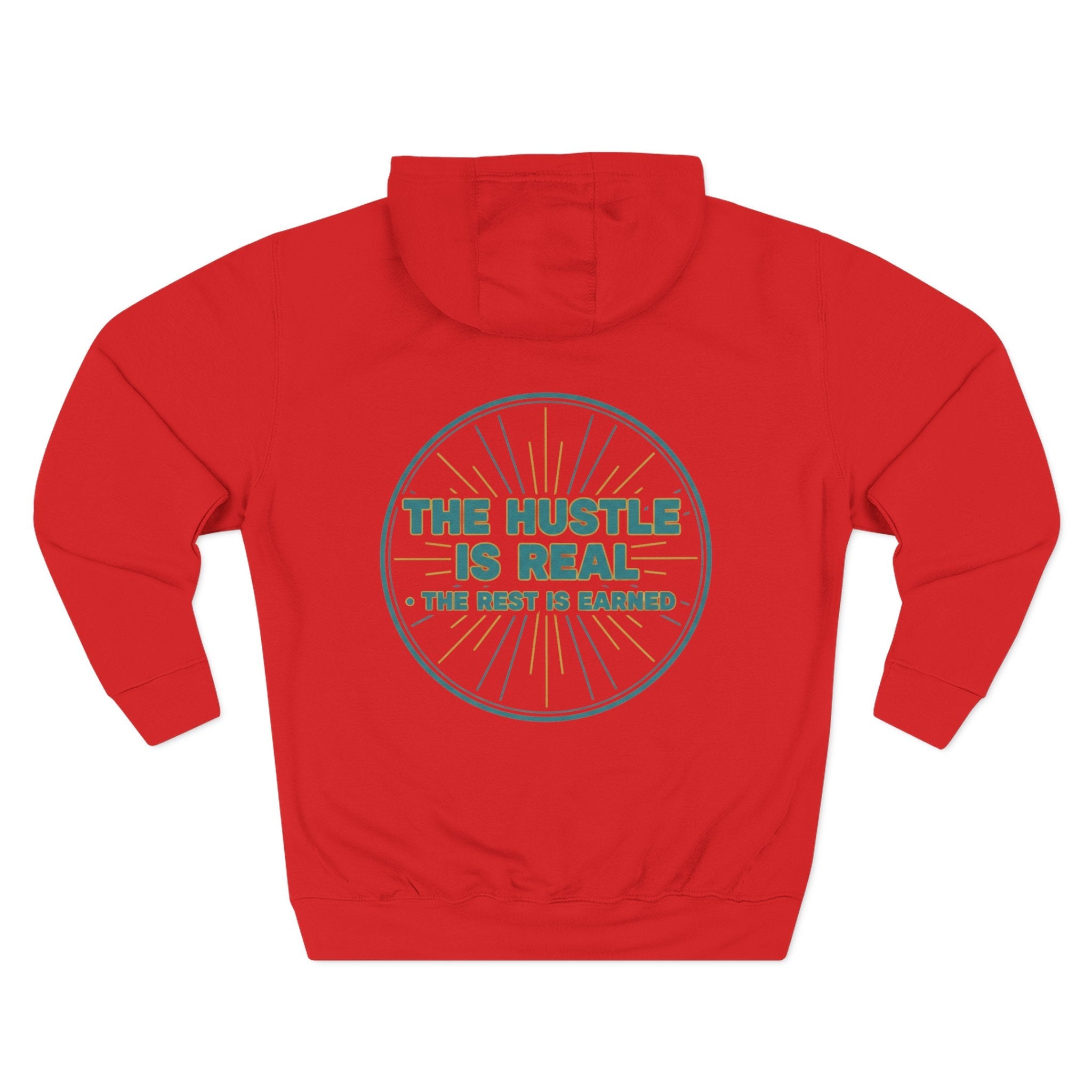 Hoodie — 'Grit Meets Grace' Motivational Fleece Hoodie - Good Life Goods