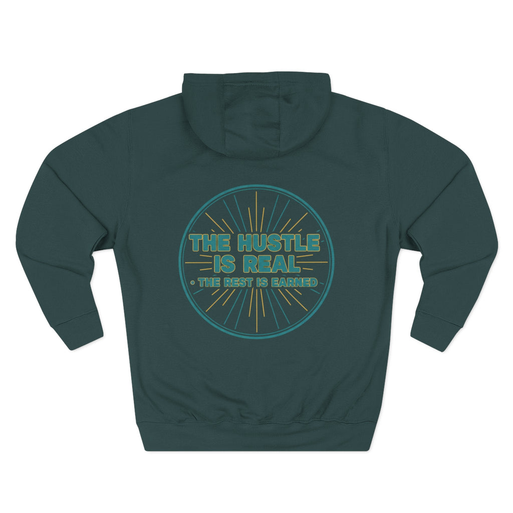 Hoodie — 'Grit Meets Grace' Motivational Fleece Hoodie - Good Life Goods