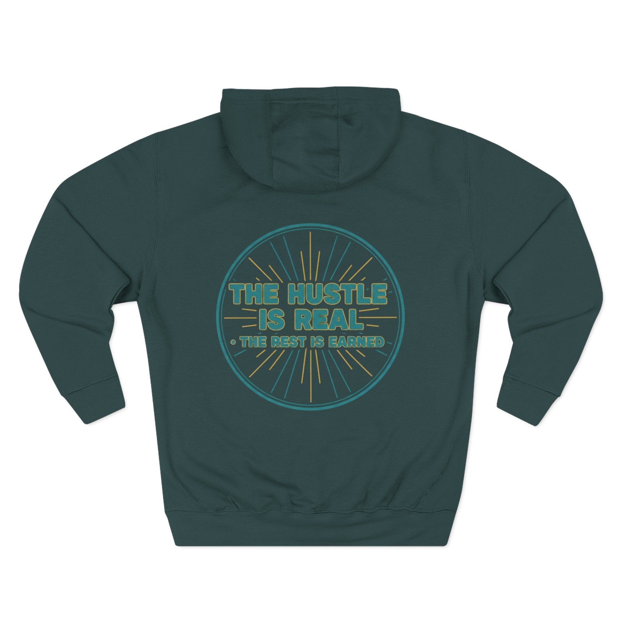 Hoodie — 'Grit Meets Grace' Motivational Fleece Hoodie - Good Life Goods