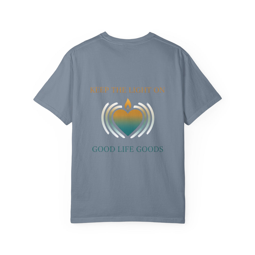 Keep the Light On Heart Candle T-Shirt — Good Life Goods Graphic Tee - Good Life Goods