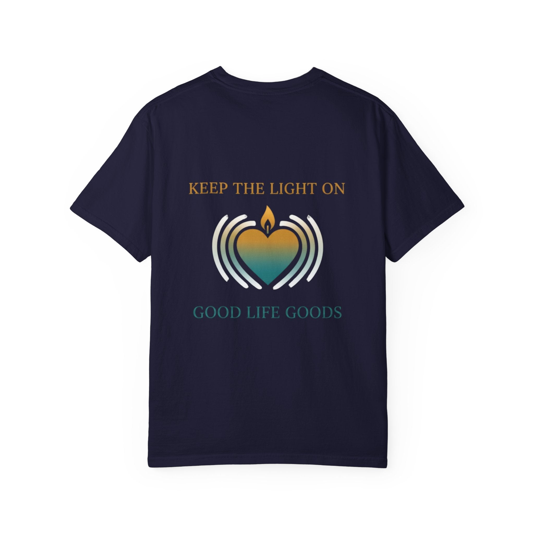 Keep the Light On Heart Candle T-Shirt — Good Life Goods Graphic Tee - Good Life Goods