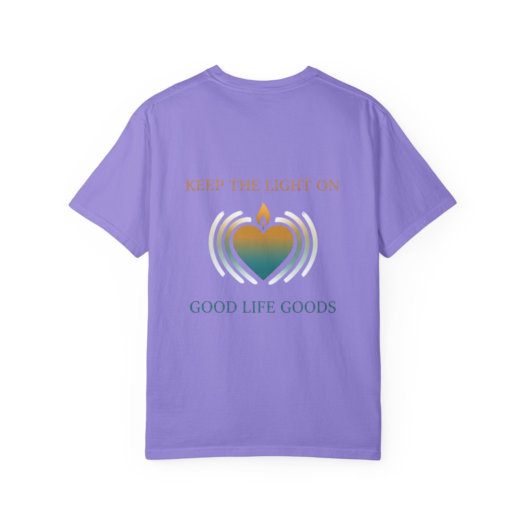 Keep the Light On Heart Candle T-Shirt — Good Life Goods Graphic Tee - Good Life Goods