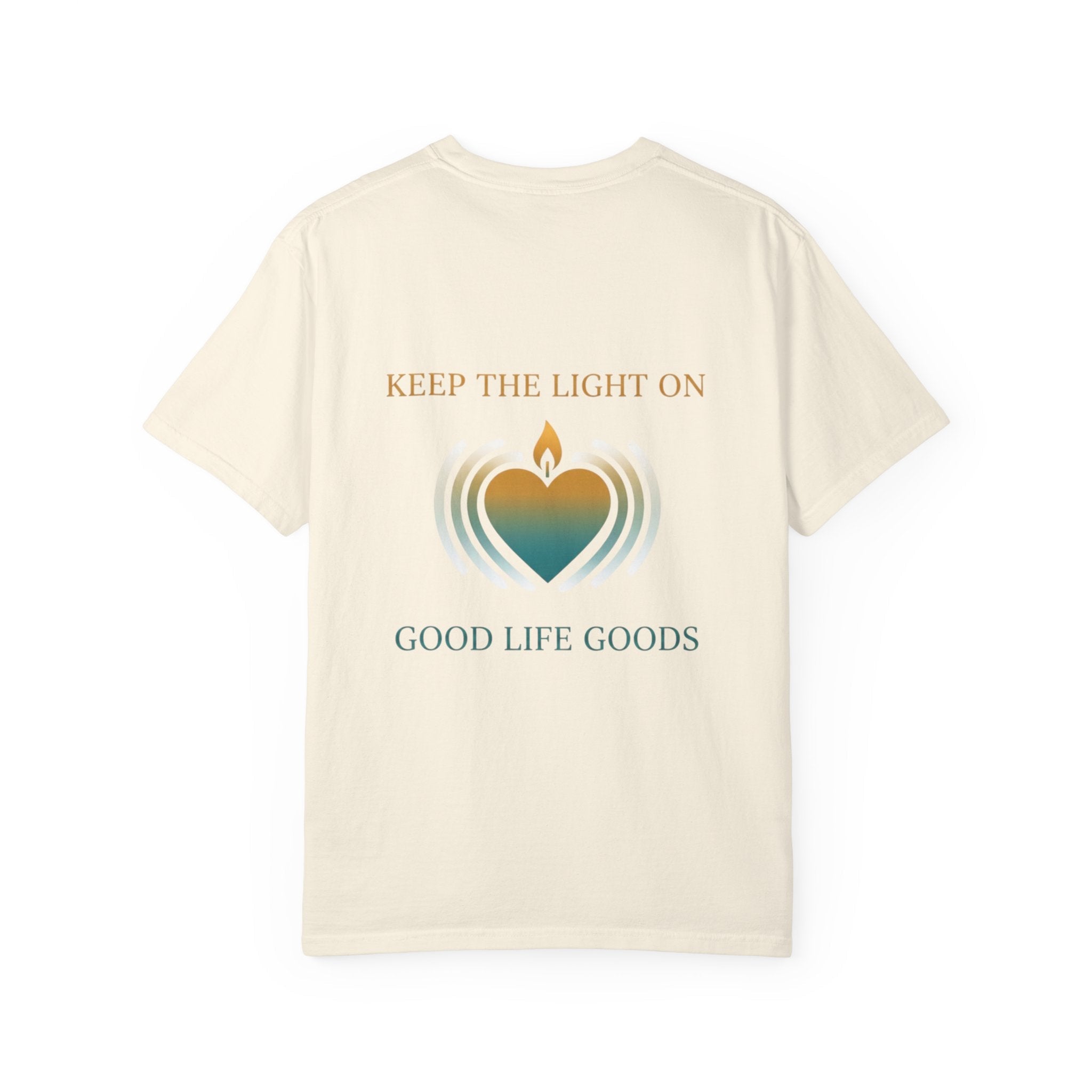 Keep the Light On Heart Candle T-Shirt — Good Life Goods Graphic Tee - Good Life Goods