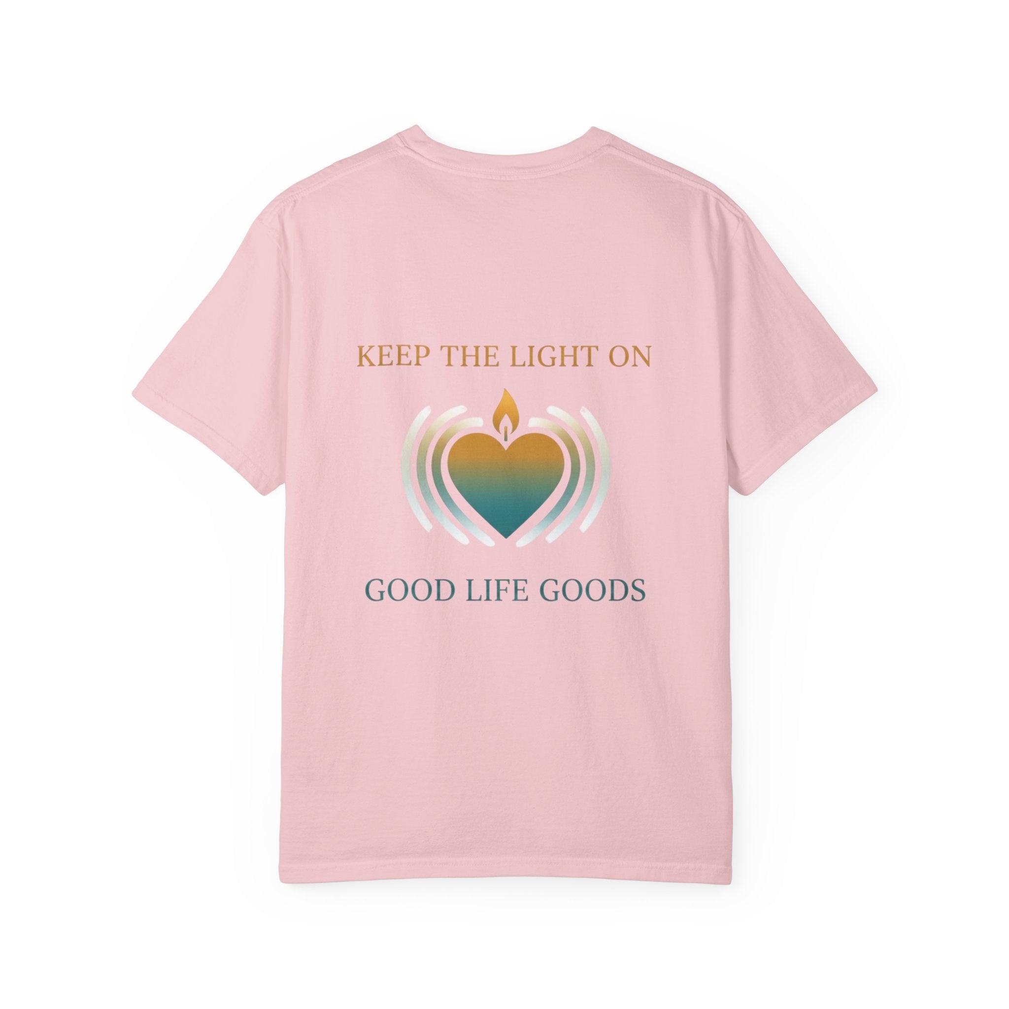 Keep the Light On Heart Candle T-Shirt — Good Life Goods Graphic Tee - Good Life Goods