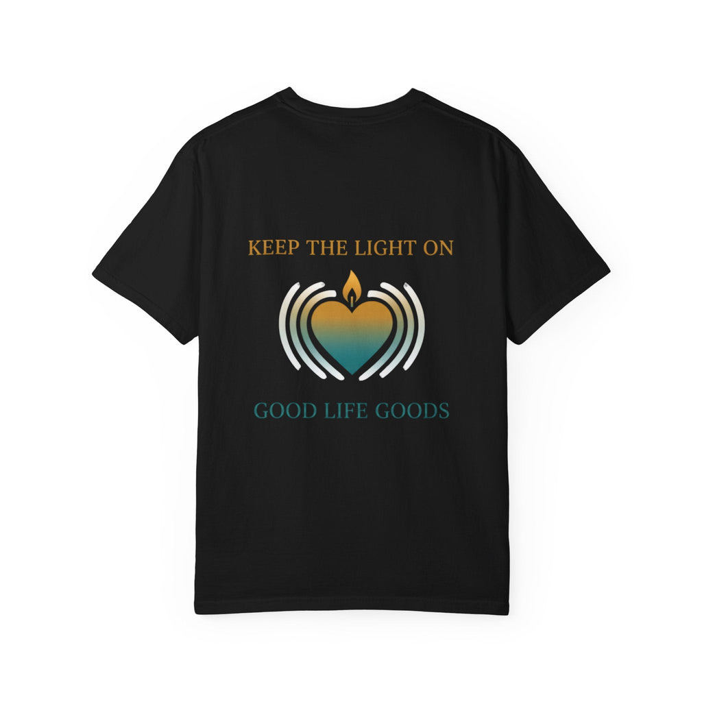 Keep the Light On Heart Candle T-Shirt — Good Life Goods Graphic Tee - Good Life Goods