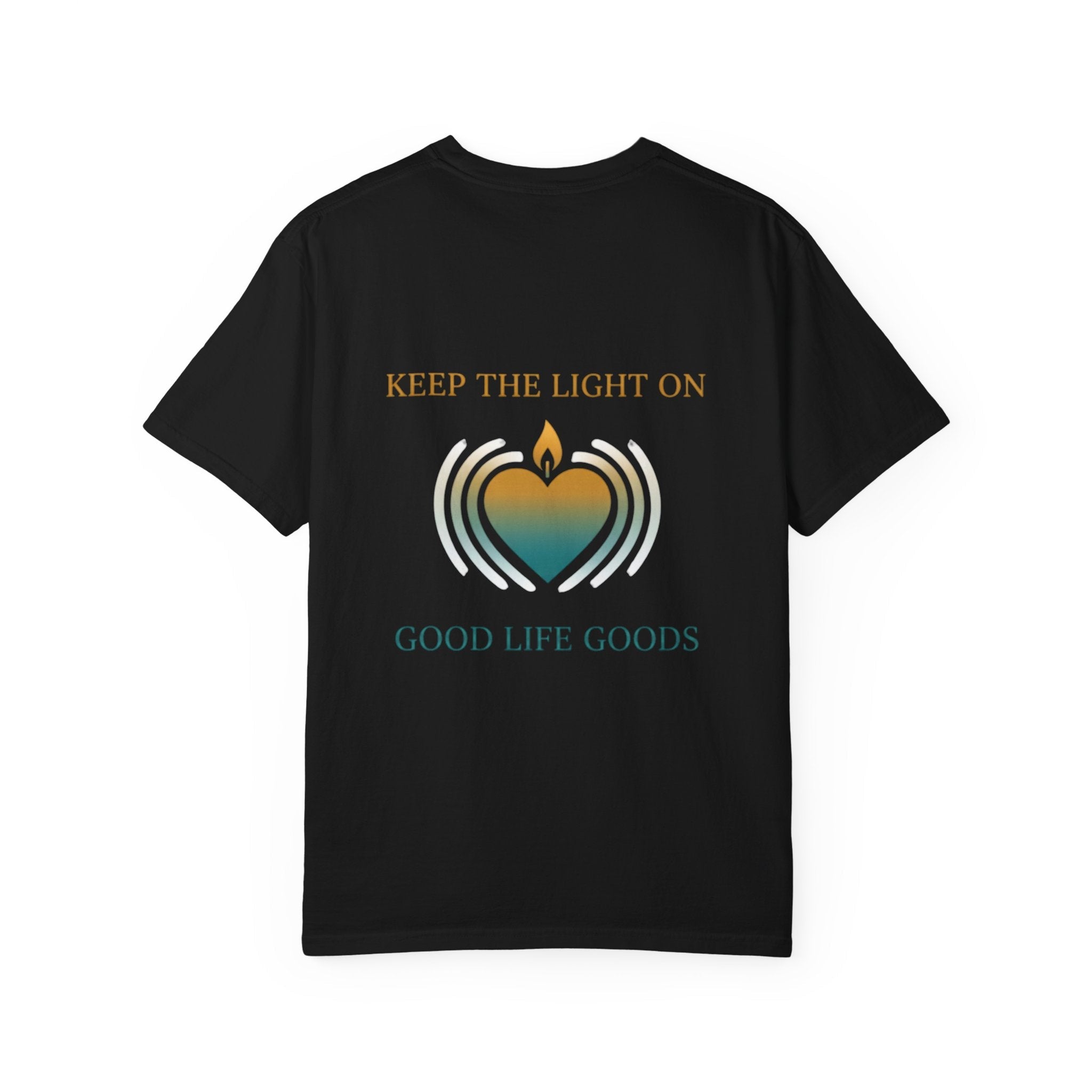 Keep the Light On Heart Candle T-Shirt — Good Life Goods Graphic Tee - Good Life Goods