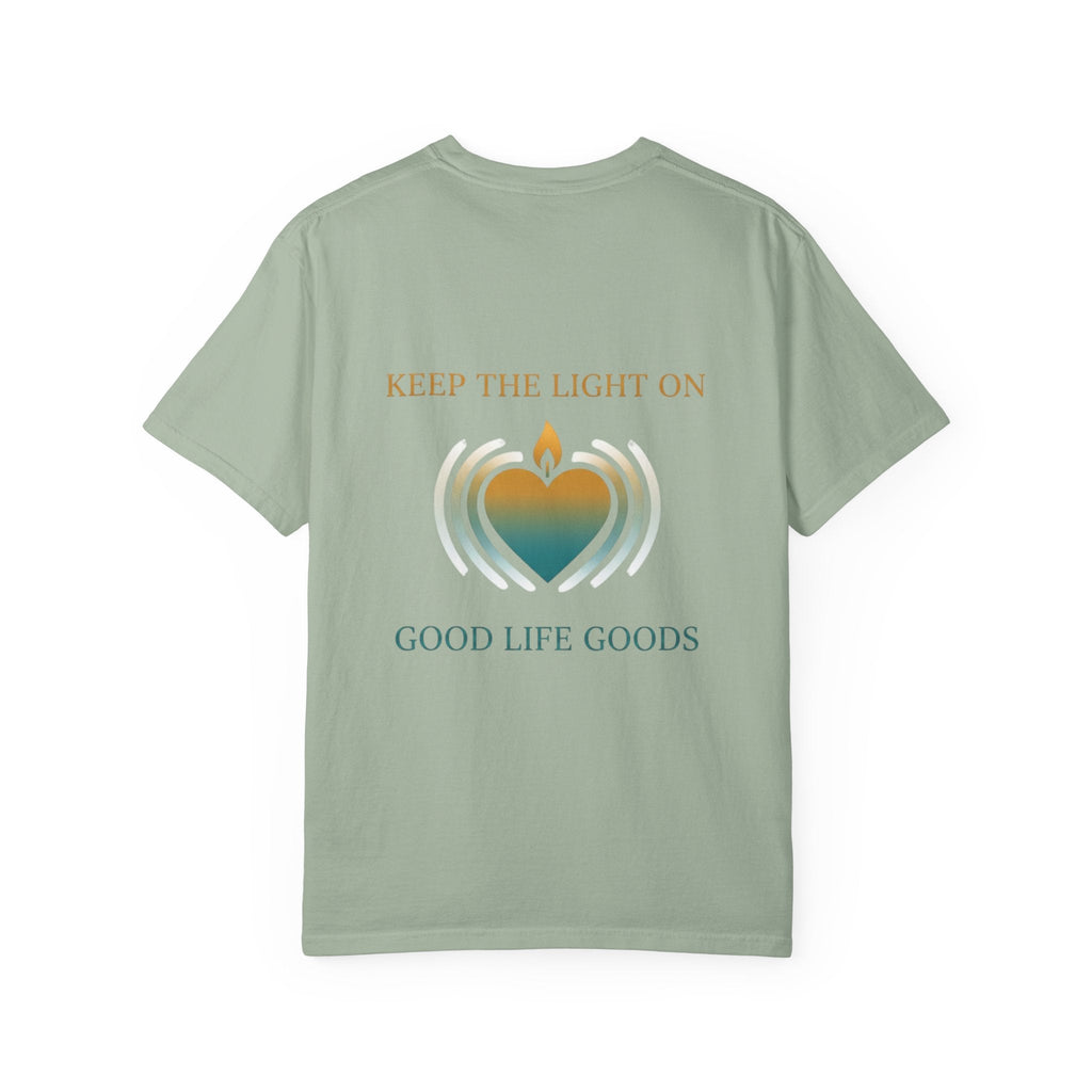 Keep the Light On Heart Candle T-Shirt — Good Life Goods Graphic Tee - Good Life Goods