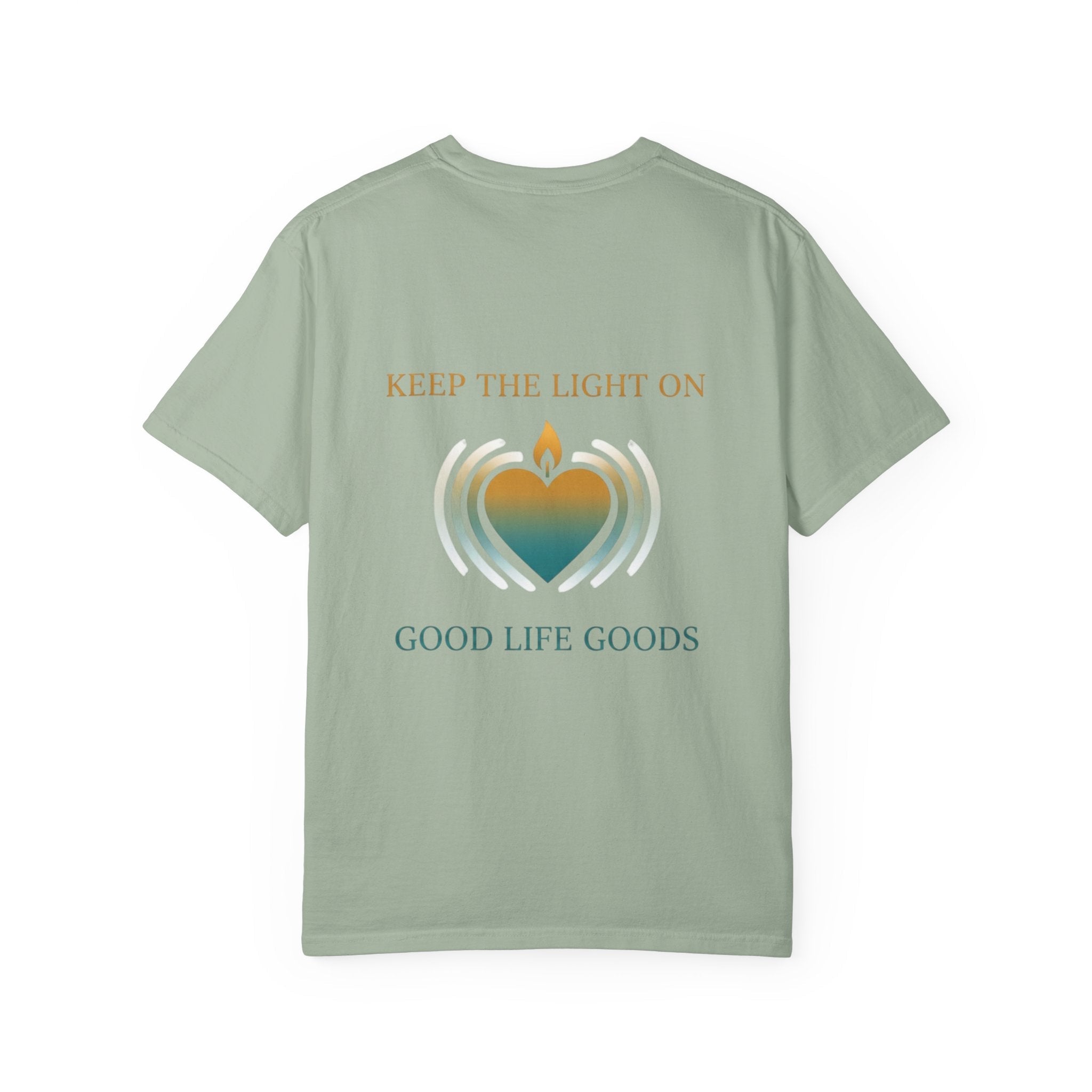 Keep the Light On Heart Candle T-Shirt — Good Life Goods Graphic Tee - Good Life Goods