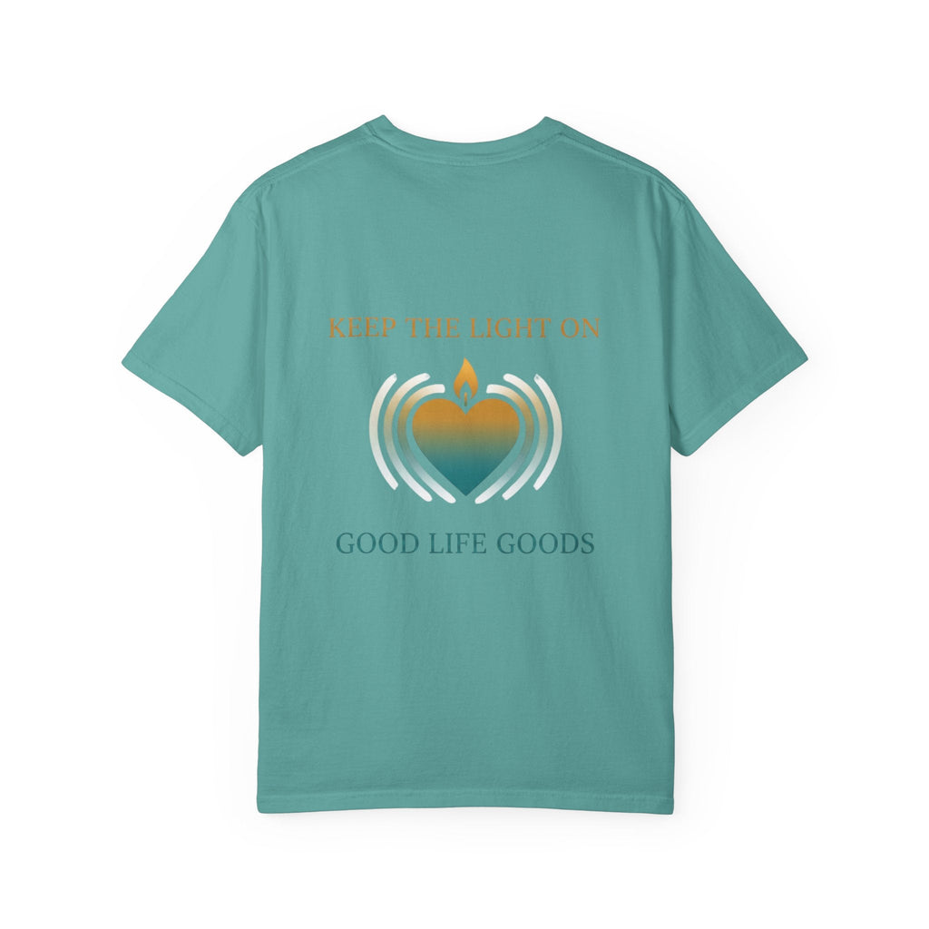 Keep the Light On Heart Candle T-Shirt — Good Life Goods Graphic Tee - Good Life Goods