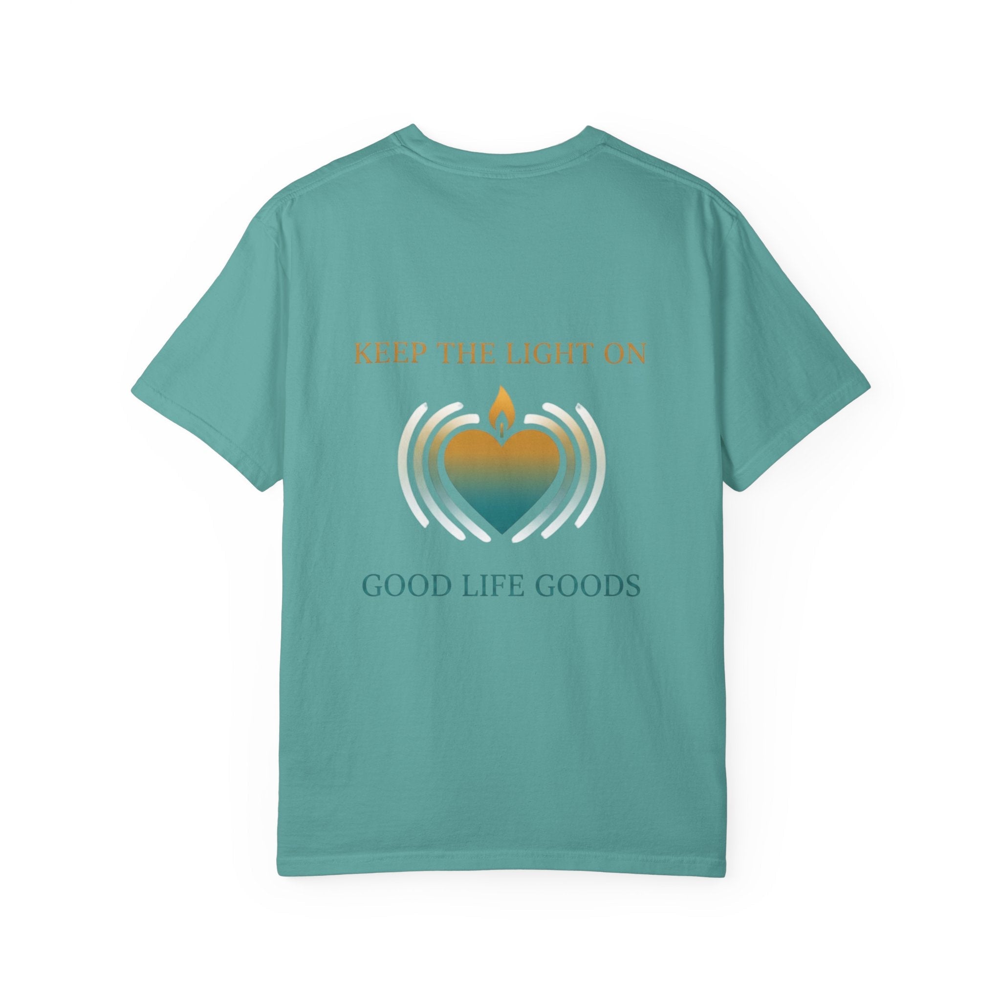 Keep the Light On Heart Candle T-Shirt — Good Life Goods Graphic Tee - Good Life Goods