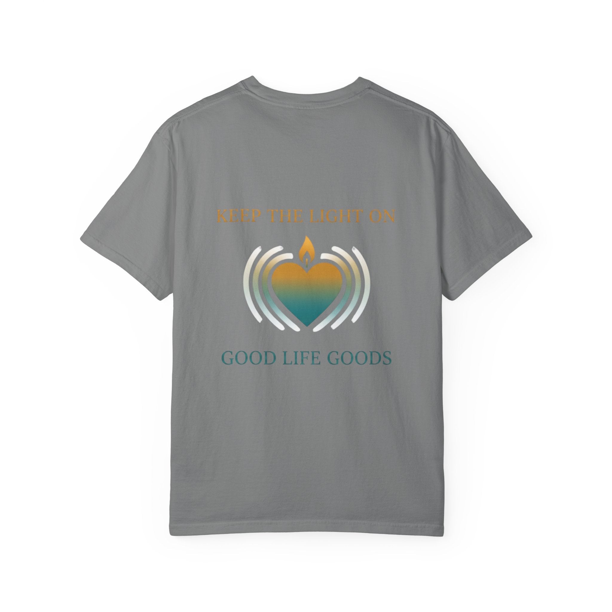 Keep the Light On Heart Candle T-Shirt — Good Life Goods Graphic Tee - Good Life Goods