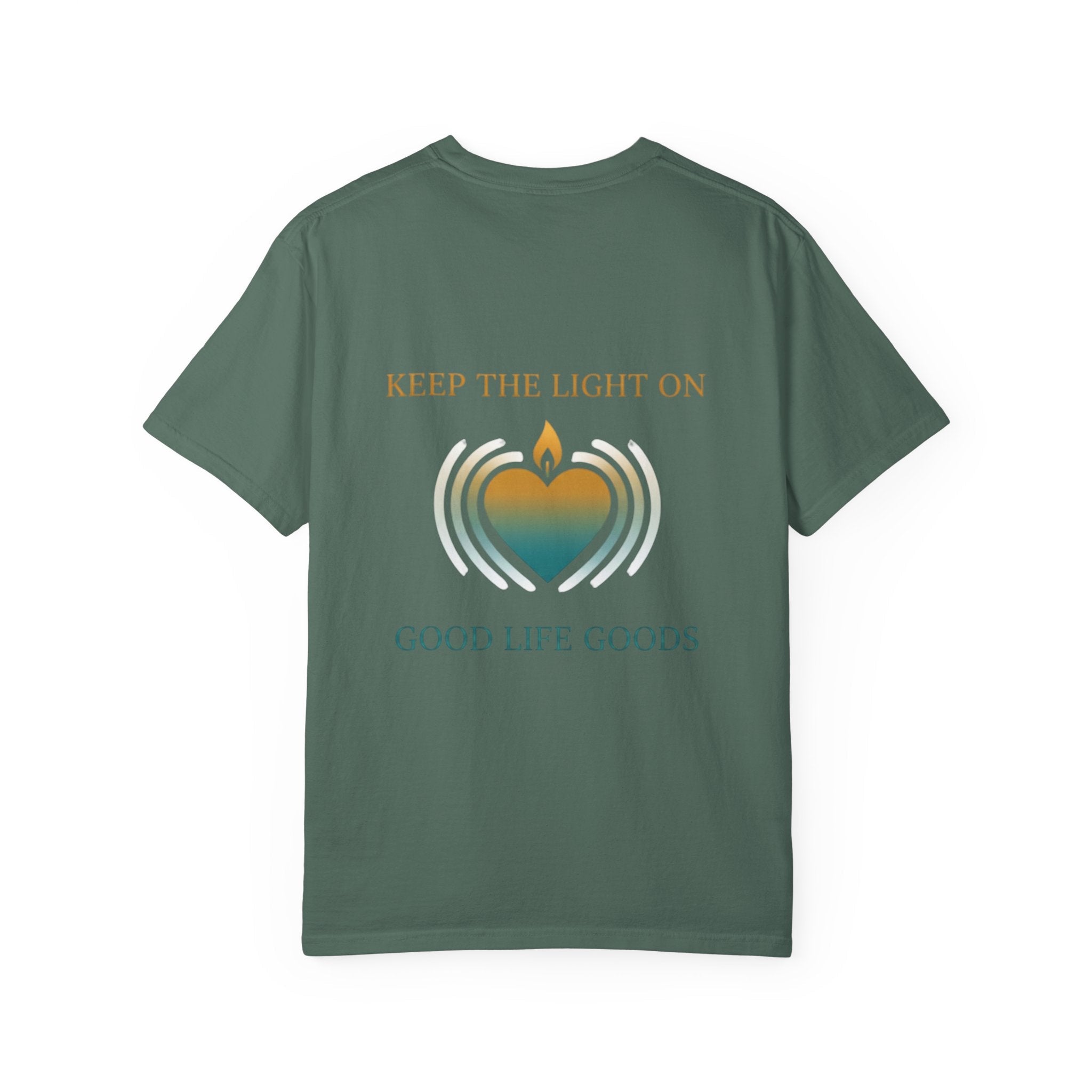 Keep the Light On Heart Candle T-Shirt — Good Life Goods Graphic Tee - Good Life Goods