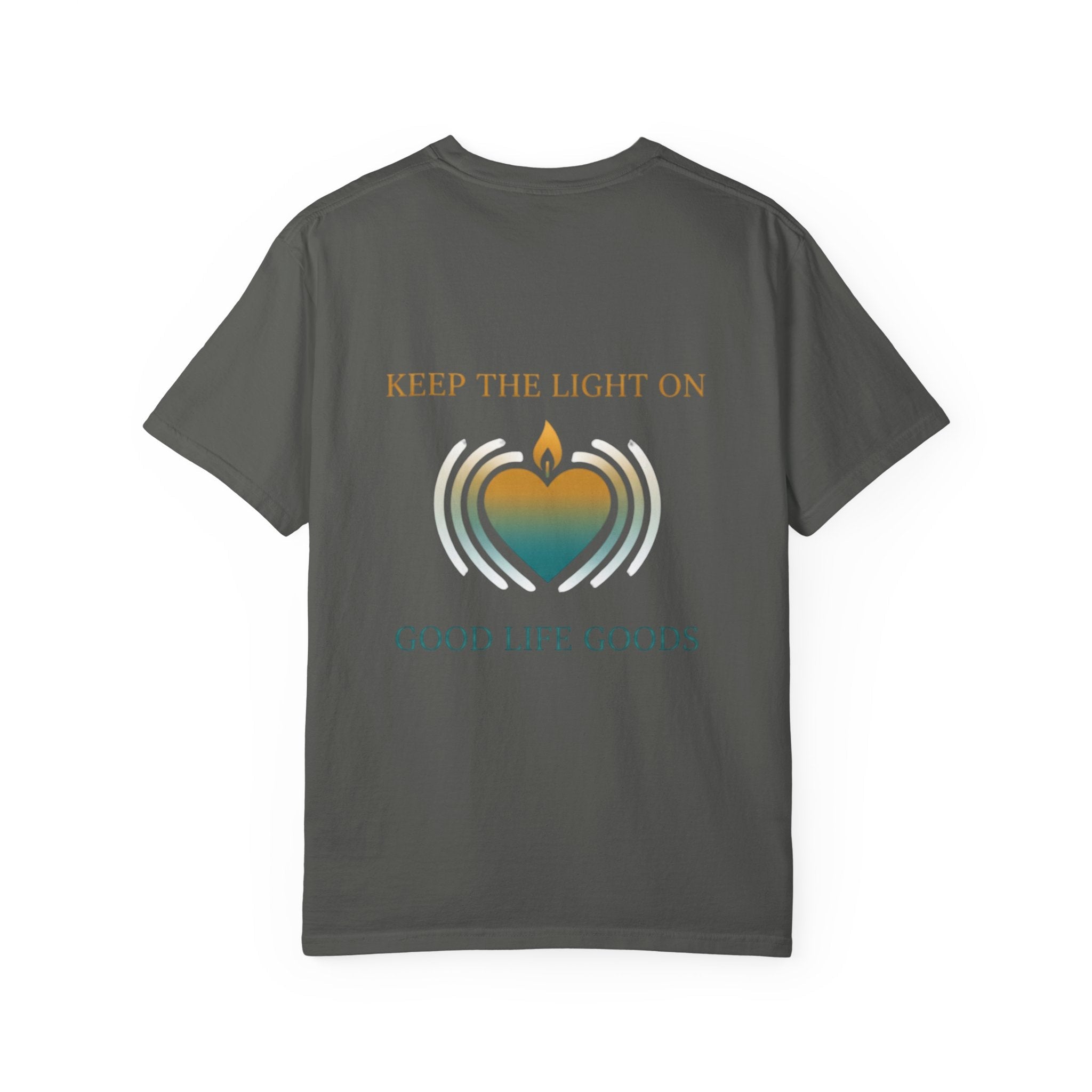 Keep the Light On Heart Candle T-Shirt — Good Life Goods Graphic Tee - Good Life Goods