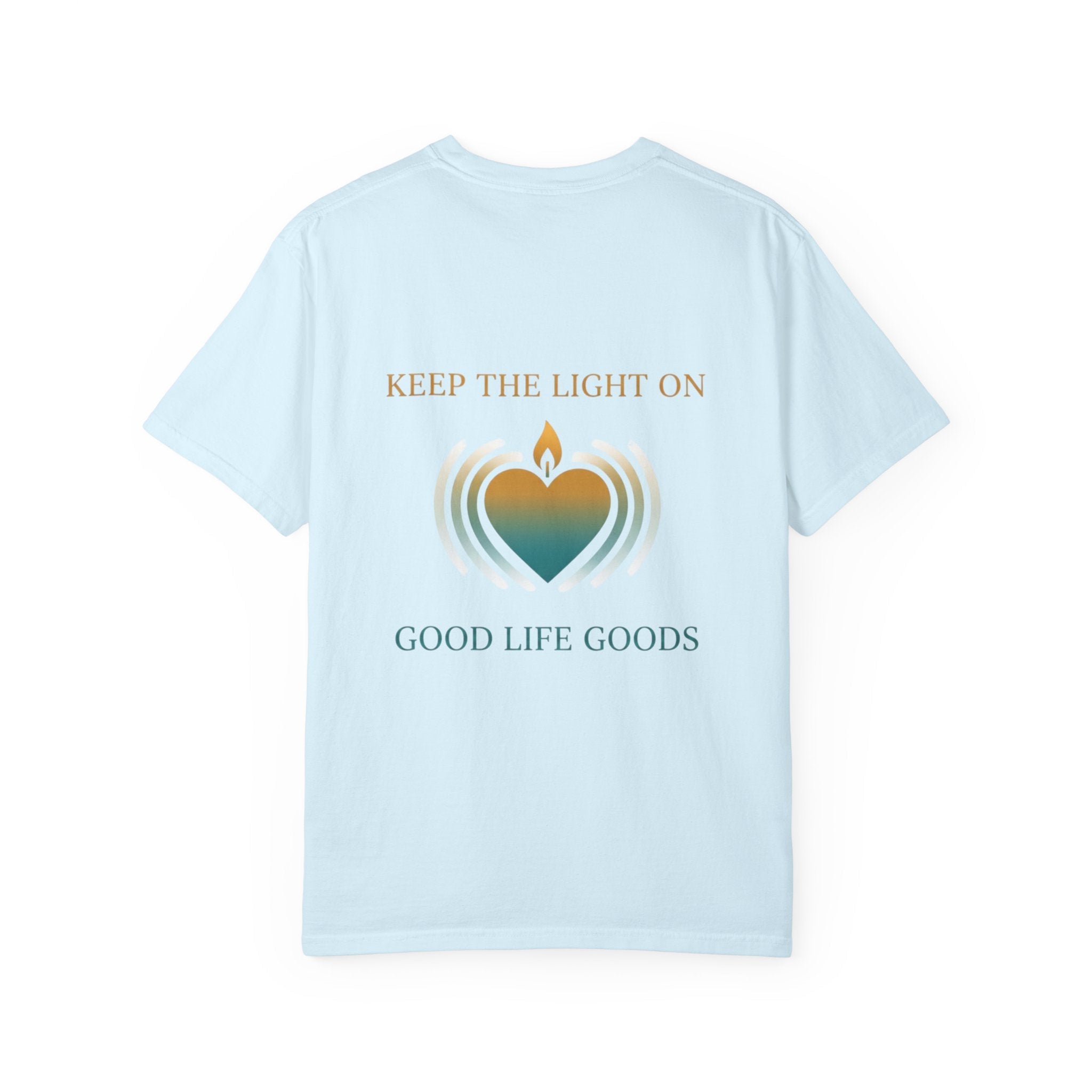 Keep the Light On Heart Candle T-Shirt — Good Life Goods Graphic Tee - Good Life Goods