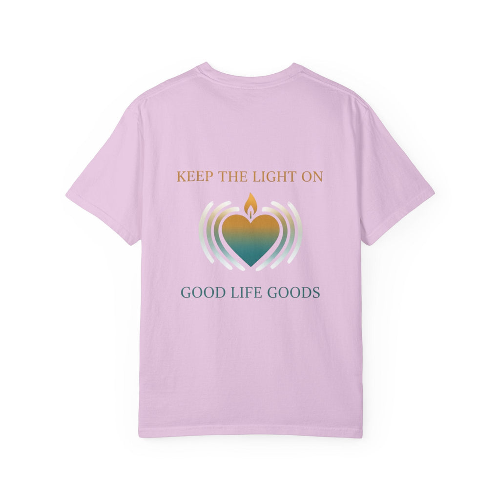 Keep the Light On Heart Candle T-Shirt — Good Life Goods Graphic Tee - Good Life Goods
