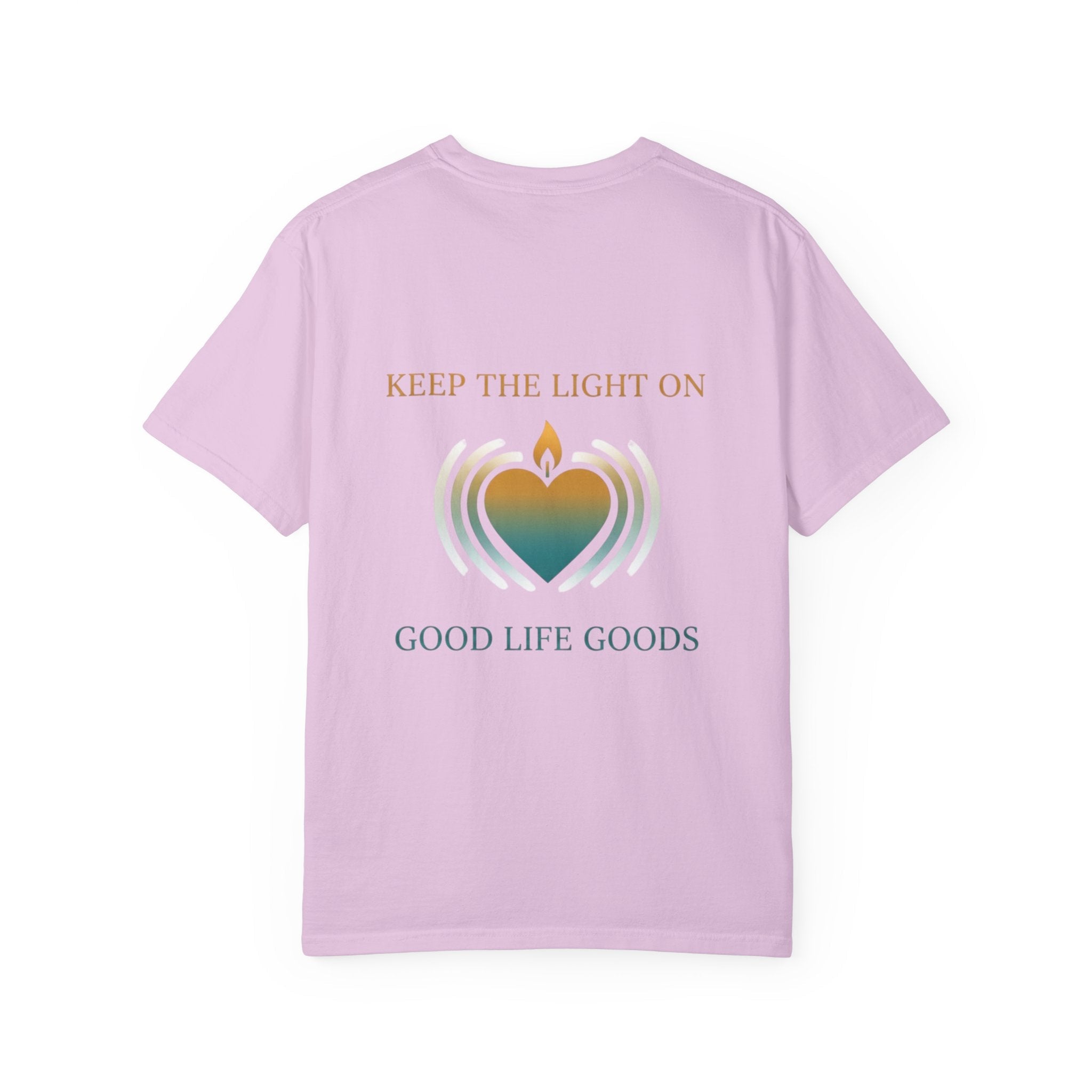 Keep the Light On Heart Candle T-Shirt — Good Life Goods Graphic Tee - Good Life Goods