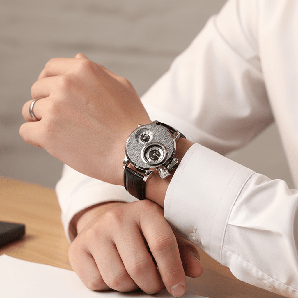 Leather Strap Student Watch – Everyday Timepiece - Good Life Goods