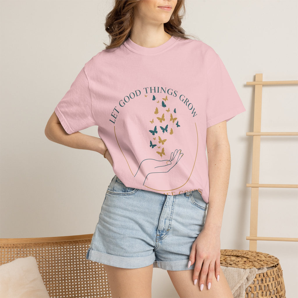 Let Good Things Grow T-Shirt — Root Down. Rise Up. Back Graphic Tee - Good Life Goods