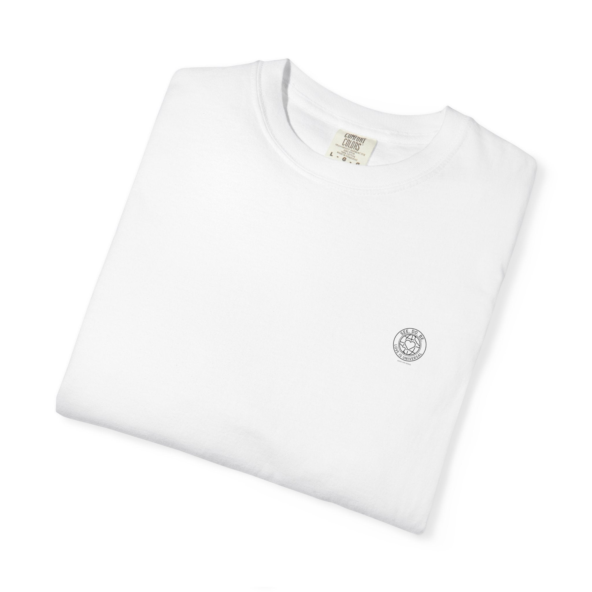 Lion Graphic T-Shirt on back — "SEE. DO. BE." Inspirational Tee - Good Life Goods