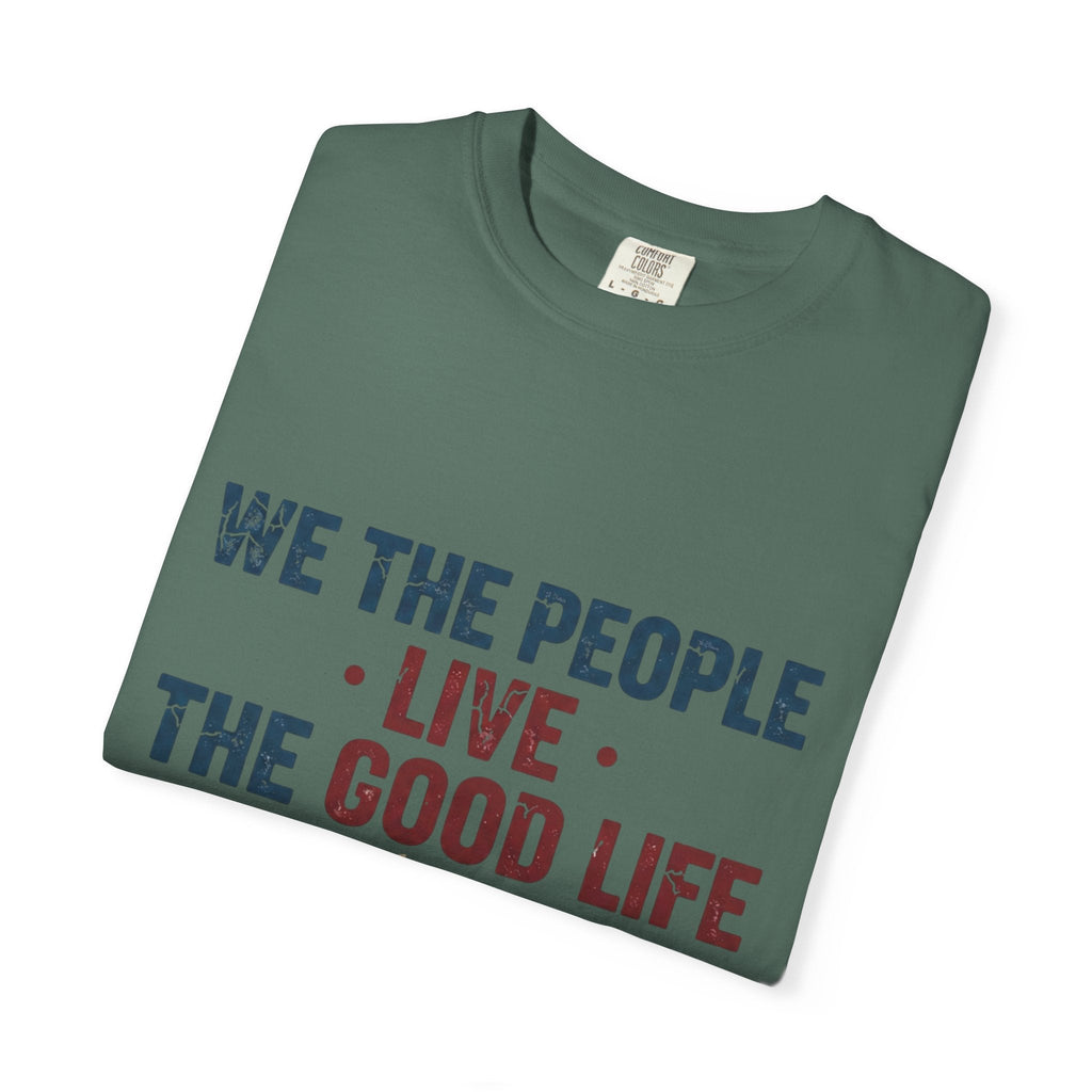 Live The Good Life T-Shirt — Vintage Globe Graphic Tee - Good Life Goods