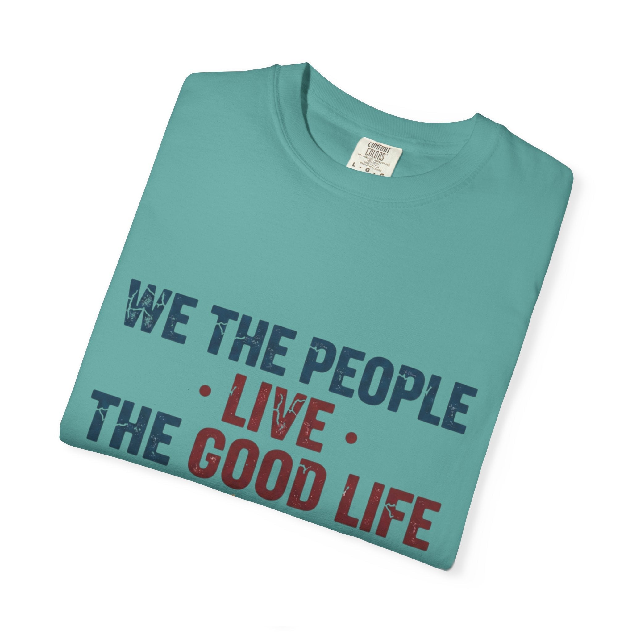 Live The Good Life T-Shirt — Vintage Globe Graphic Tee - Good Life Goods