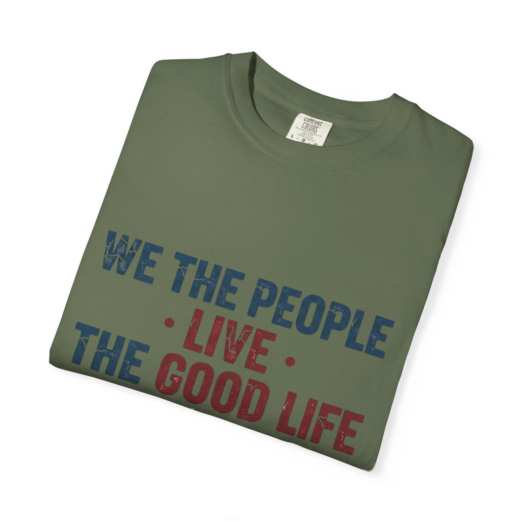 Live The Good Life T-Shirt — Vintage Globe Graphic Tee - Good Life Goods