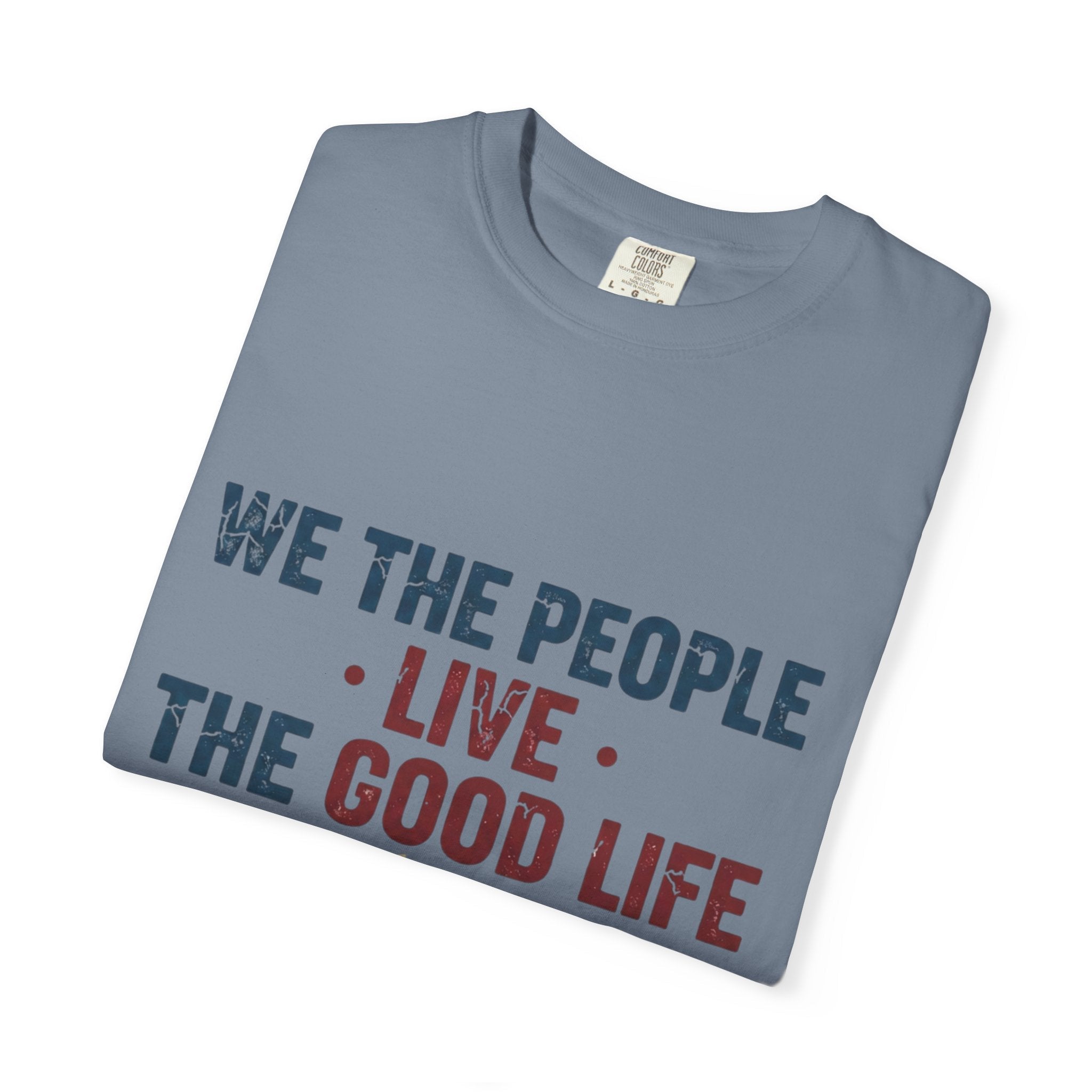 Live The Good Life T-Shirt — Vintage Globe Graphic Tee - Good Life Goods