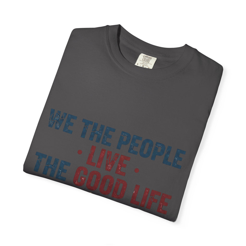 Live The Good Life T-Shirt — Vintage Globe Graphic Tee - Good Life Goods
