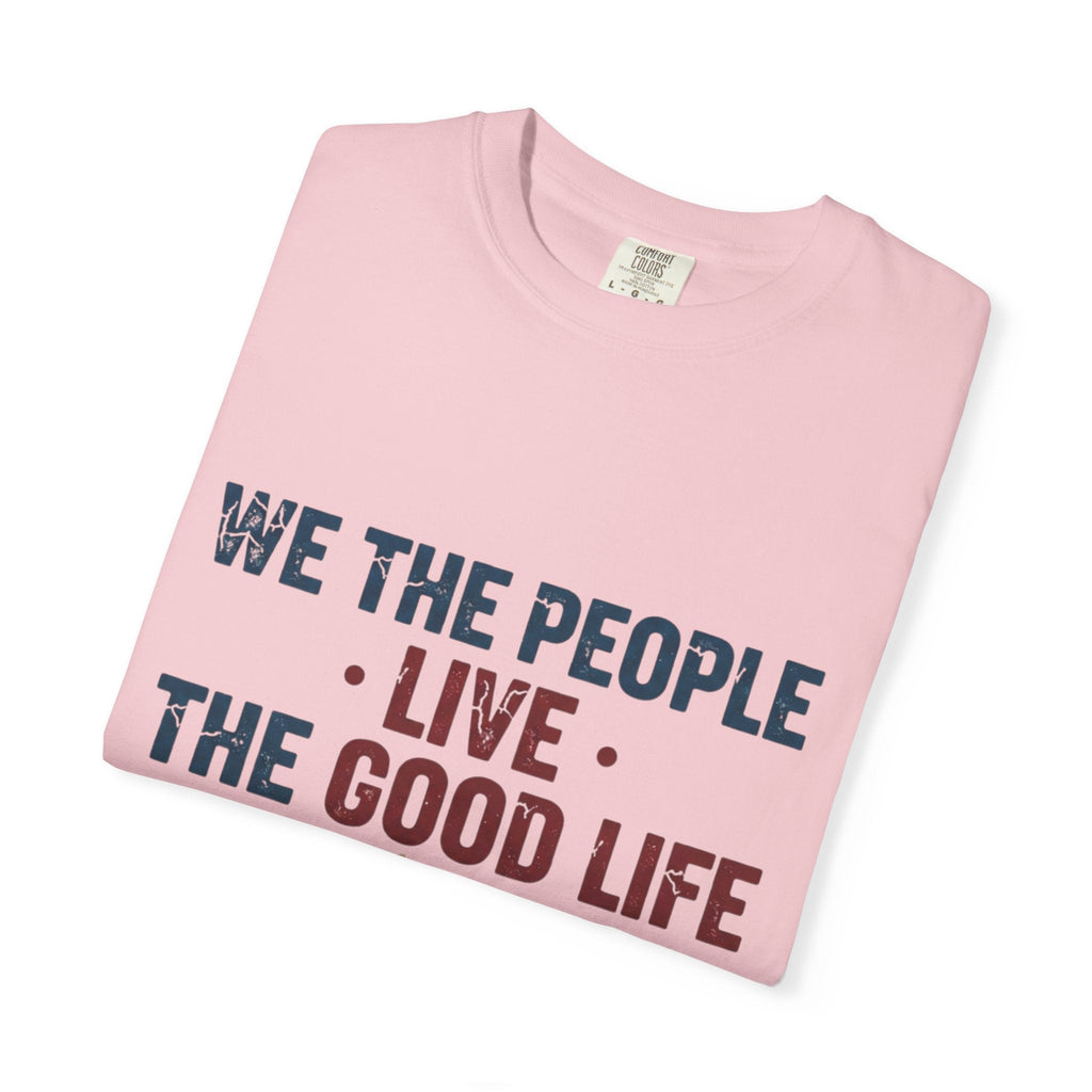 Live The Good Life T-Shirt — Vintage Globe Graphic Tee - Good Life Goods