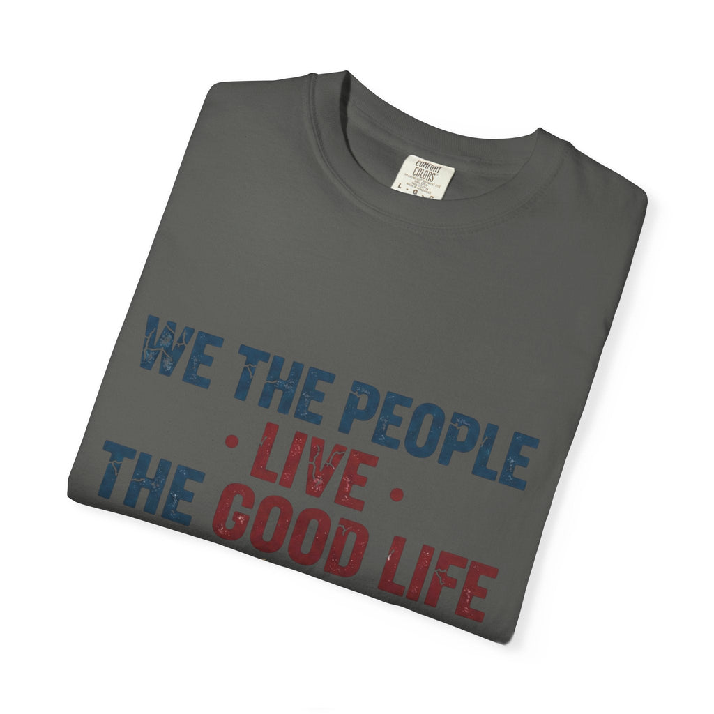 Live The Good Life T-Shirt — Vintage Globe Graphic Tee - Good Life Goods