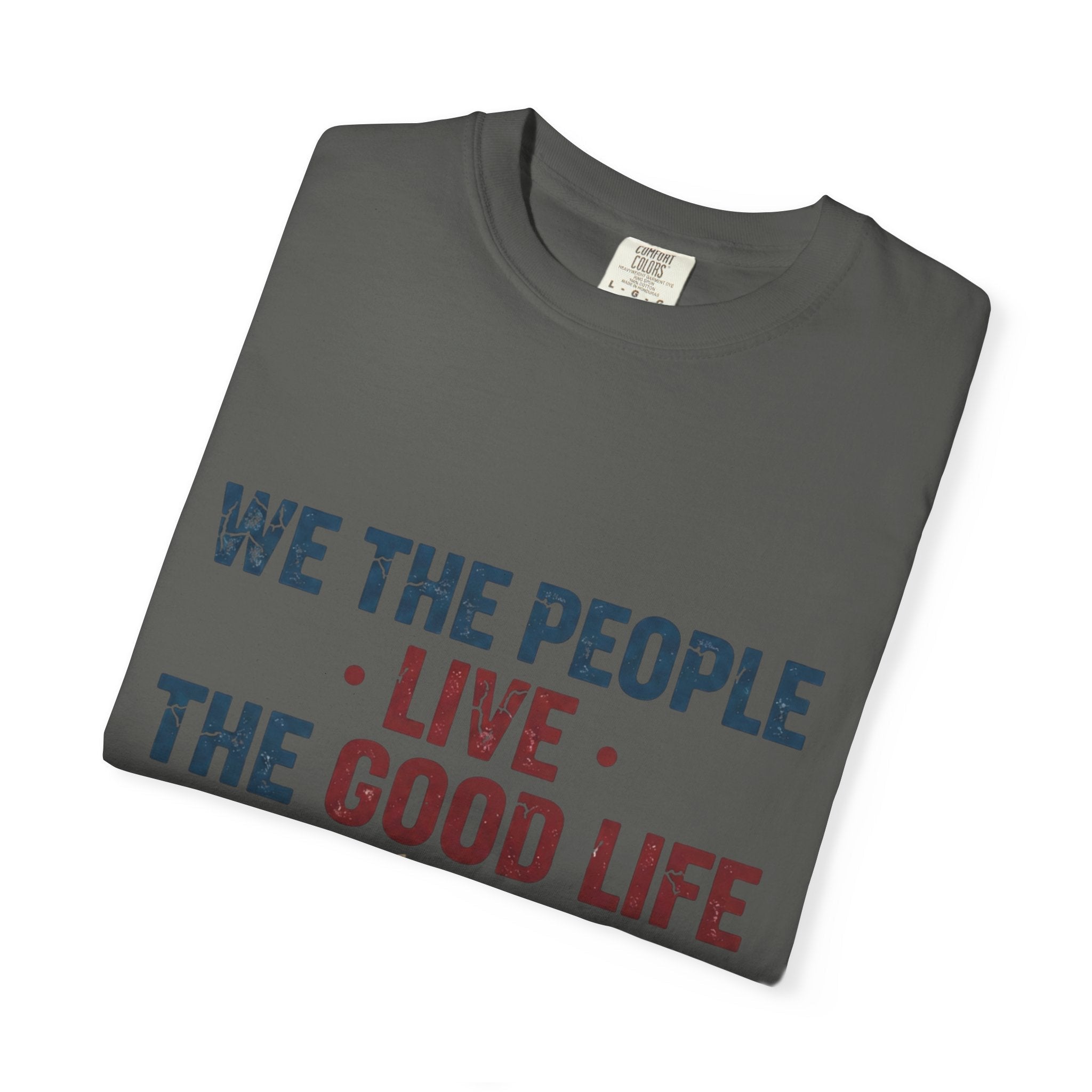 Live The Good Life T-Shirt — Vintage Globe Graphic Tee - Good Life Goods