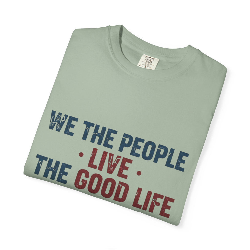 Live The Good Life T-Shirt — Vintage Globe Graphic Tee - Good Life Goods